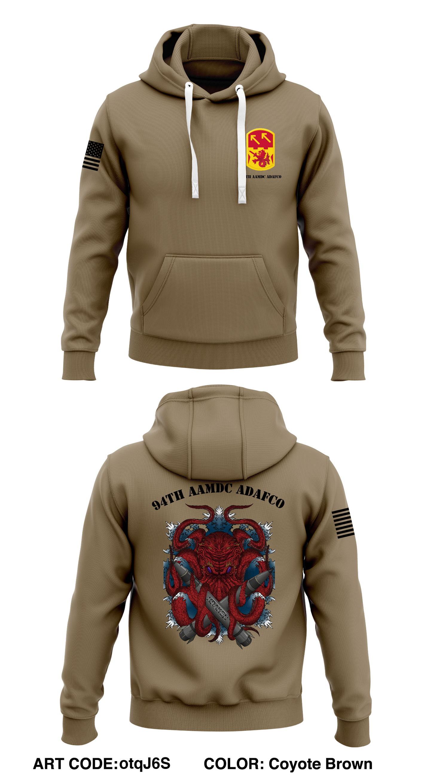 94th AAMDC Store 1 Core Men's Hooded Performance Sweatshirt - otqJ6S