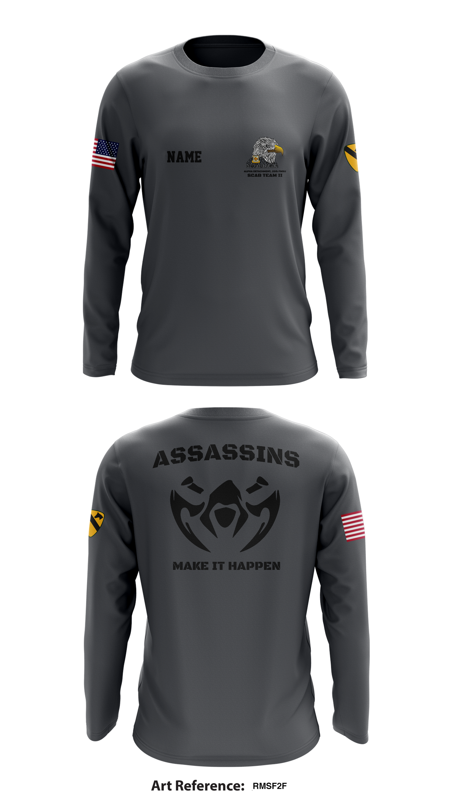 A DET / 15th FMSU Store 1 Core Men's LS Performance Tee - RmsF2F