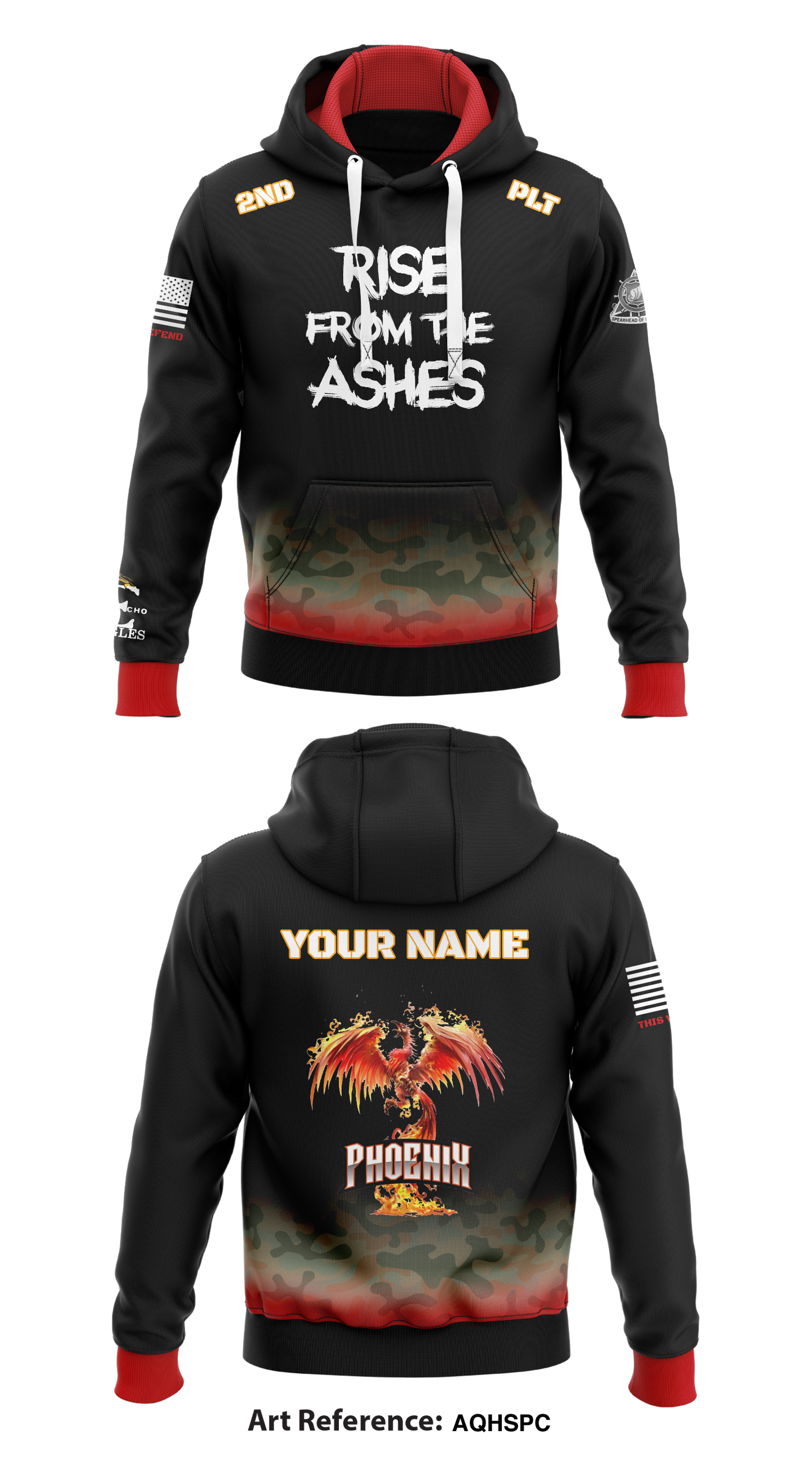 2ND PLT Phoenix Store 1 Core Men's Hooded Performance Sweatshirt - AqHSpC