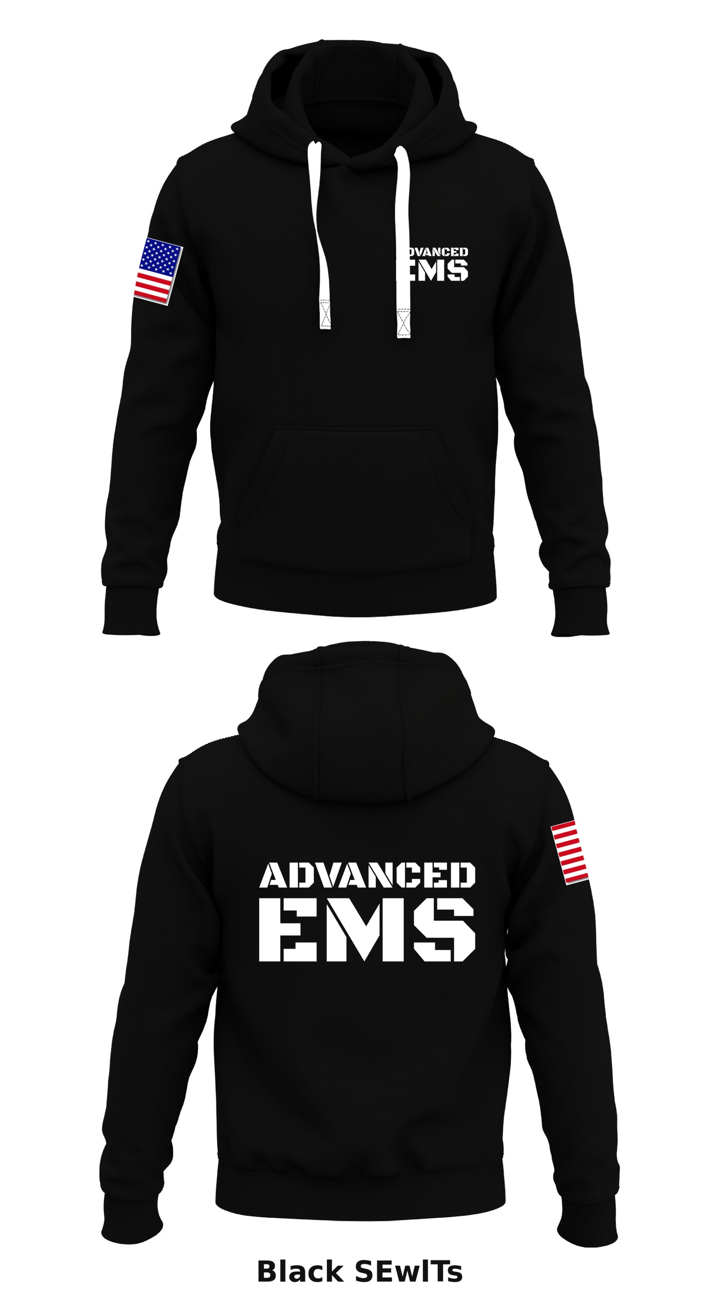 Advanced Ems Store 1 Core Men's Hooded Performance Sweatshirt - SEwlTs