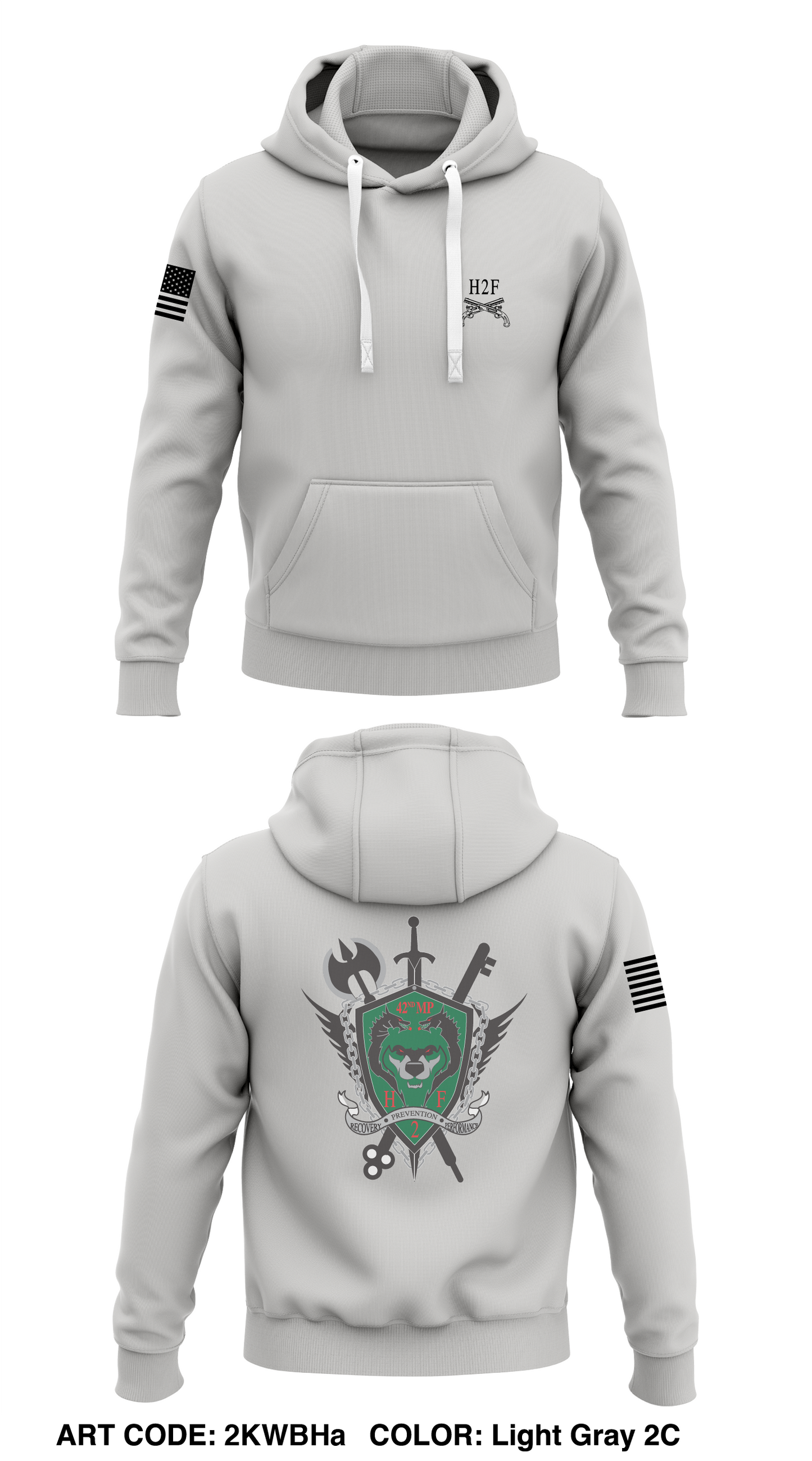 42ND MP Store 1 Core Men's Hooded Performance Sweatshirt - 2KWBHa