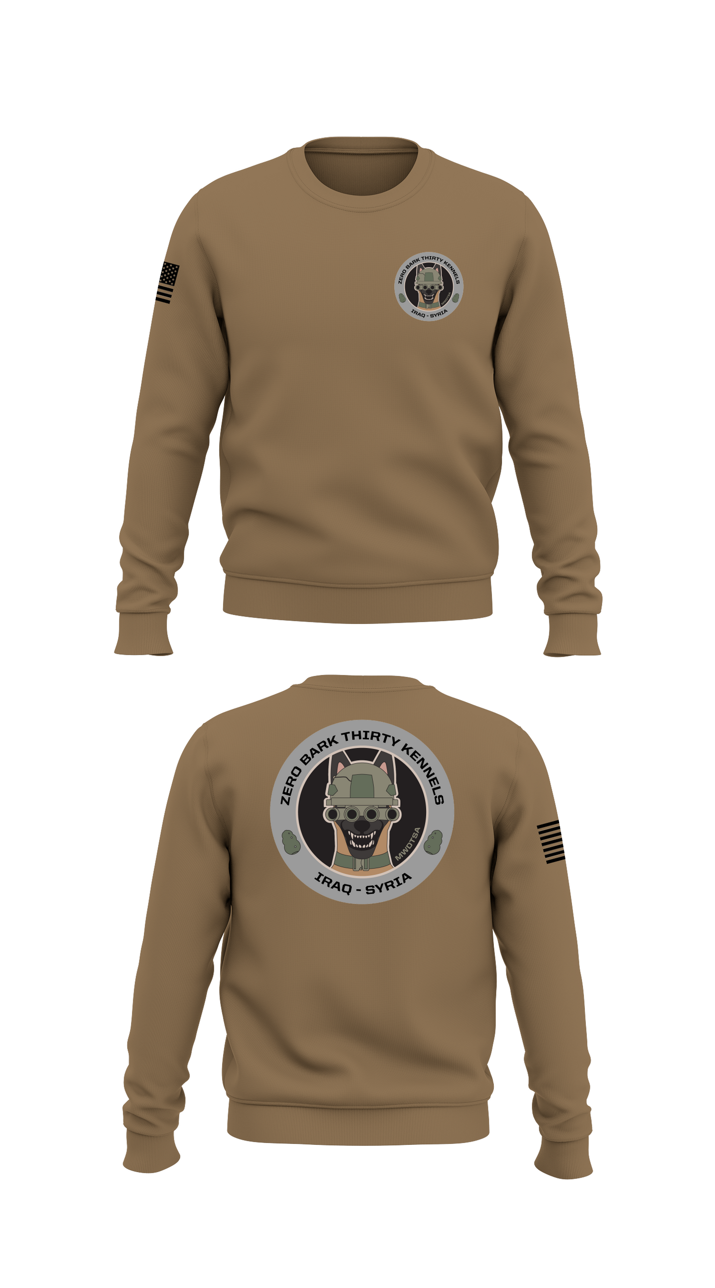 CJTF - K9 Store 1 Core Men's Crewneck Performance Sweatshirt - 70413017609