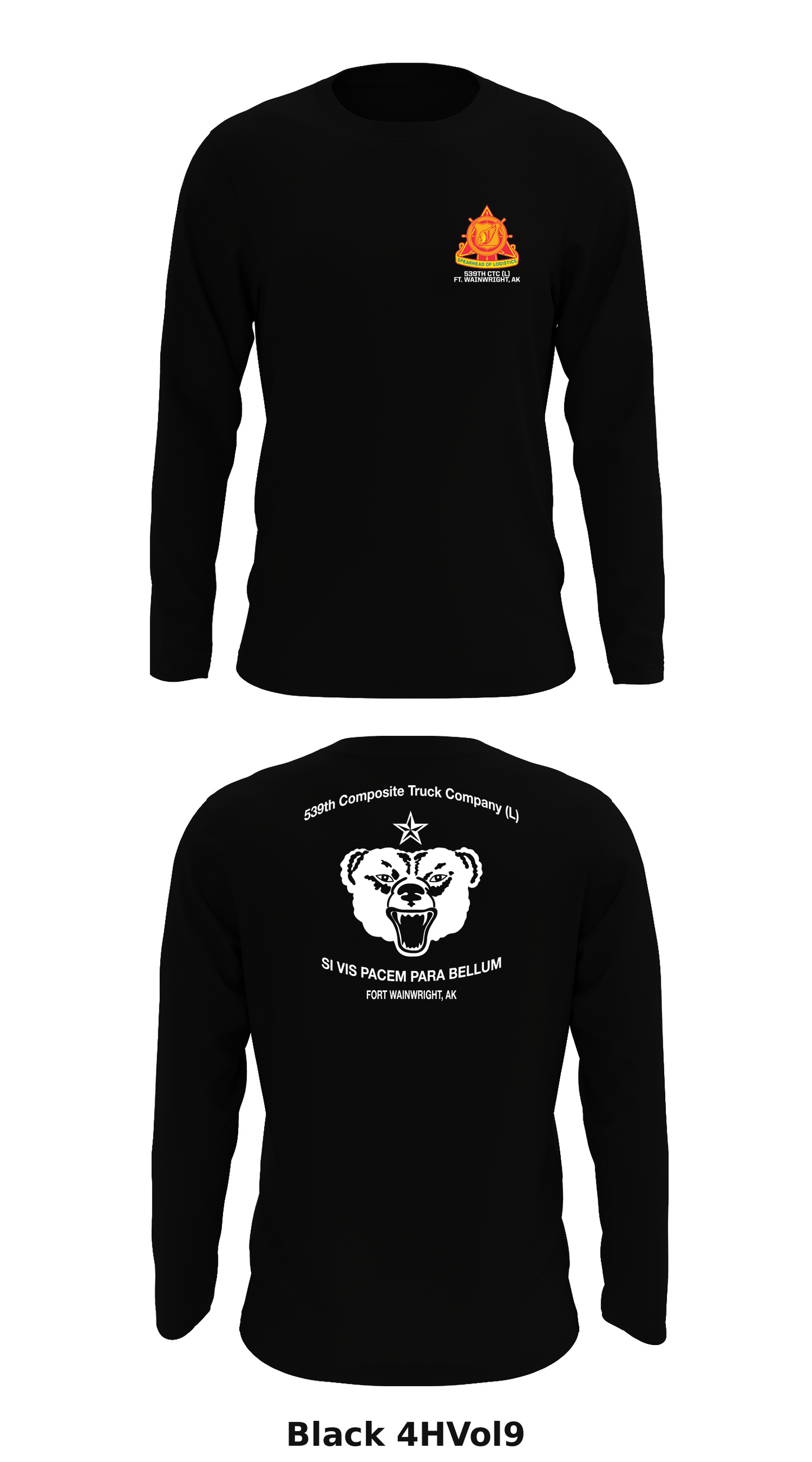 539th CTC (L) Store 1 Core Men's LS Performance Tee - 4HVol9