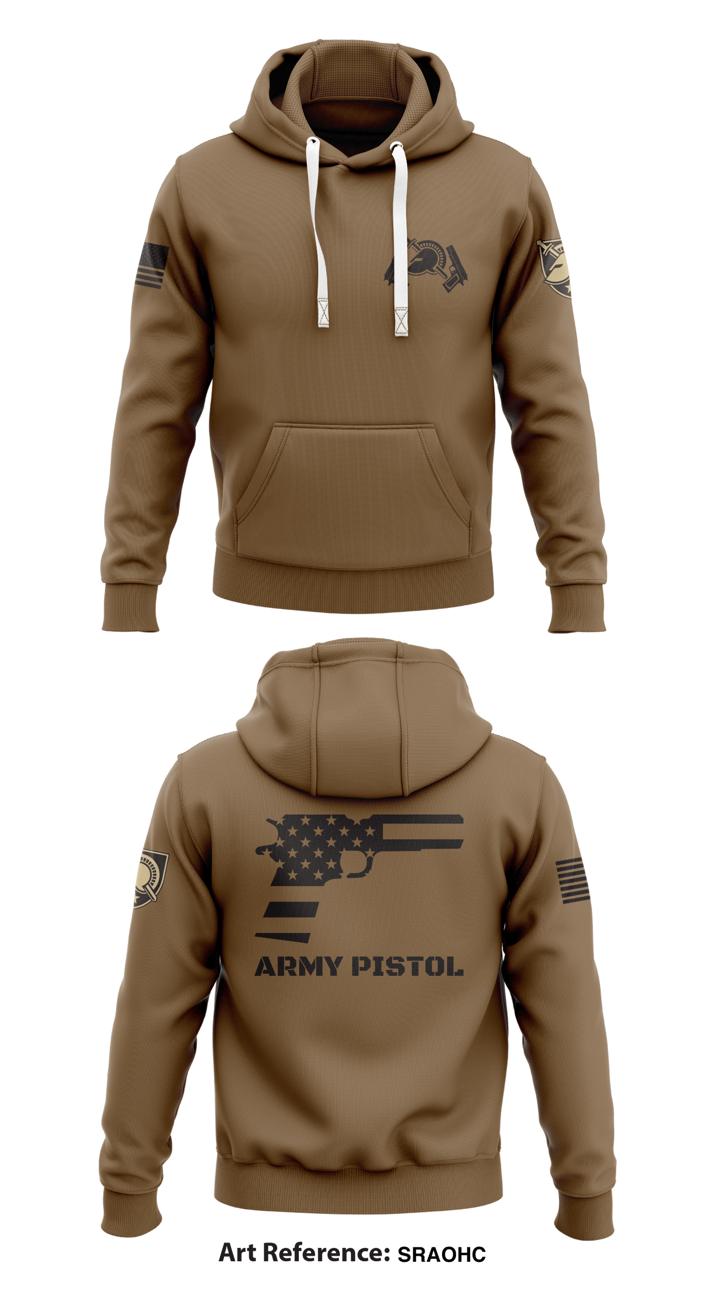 Army PistolArmy Pistol Store 1 Core Men's Hooded Performance Sweatshirt - sRAOhc