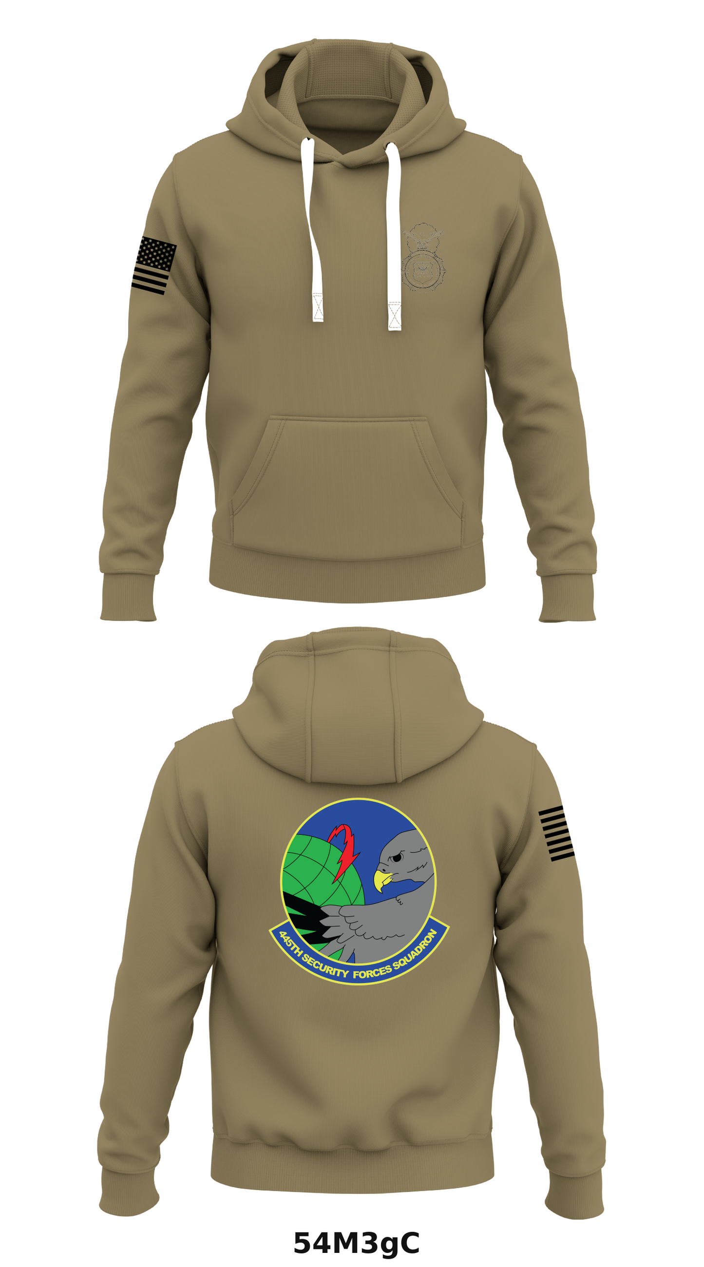 445th SFS WPAFB Store 1 Core Men's Hooded Performance Sweatshirt - 54M3gC