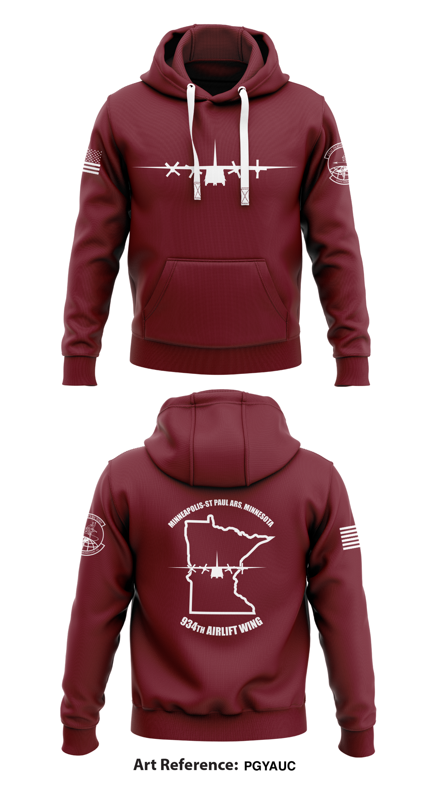934th AES Core Men's Hooded Performance Sweatshirt - pGYauc