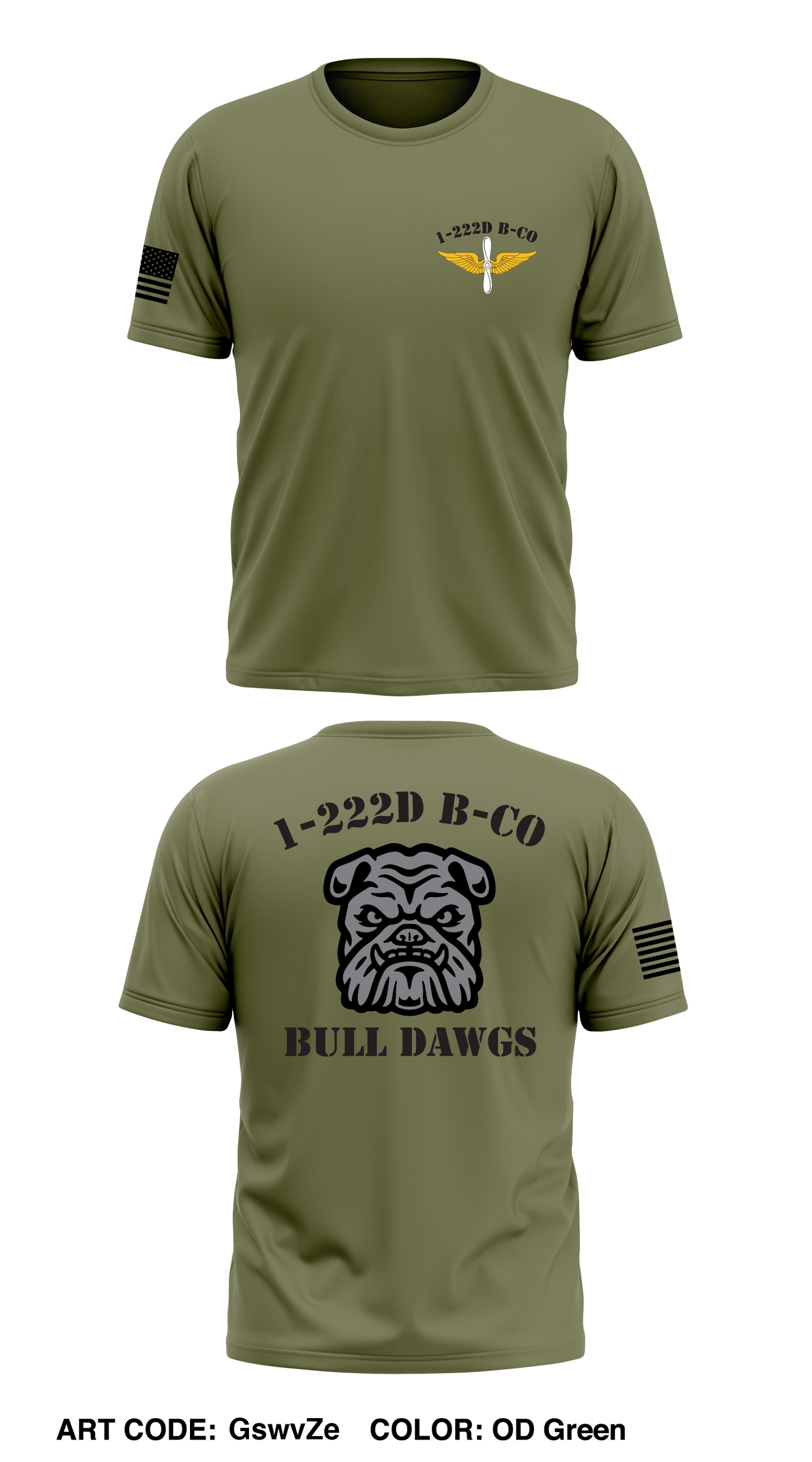 1-222d b-co Store 1 Core Men's SS Performance Tee - GswvZe