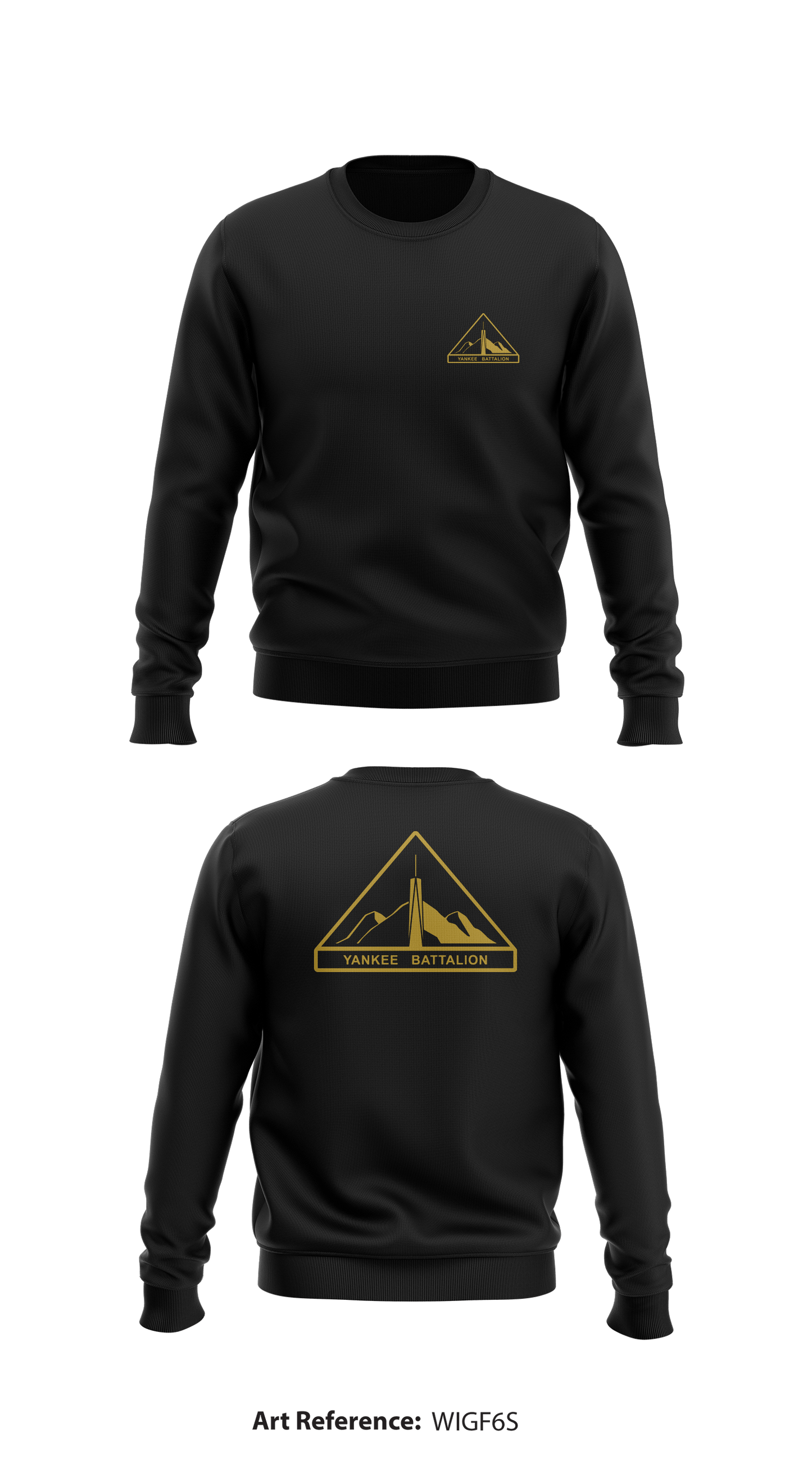 Yankee Battalion ROTC Store 1 Core Men's Crewneck Performance Sweatshirt - wIgf6S