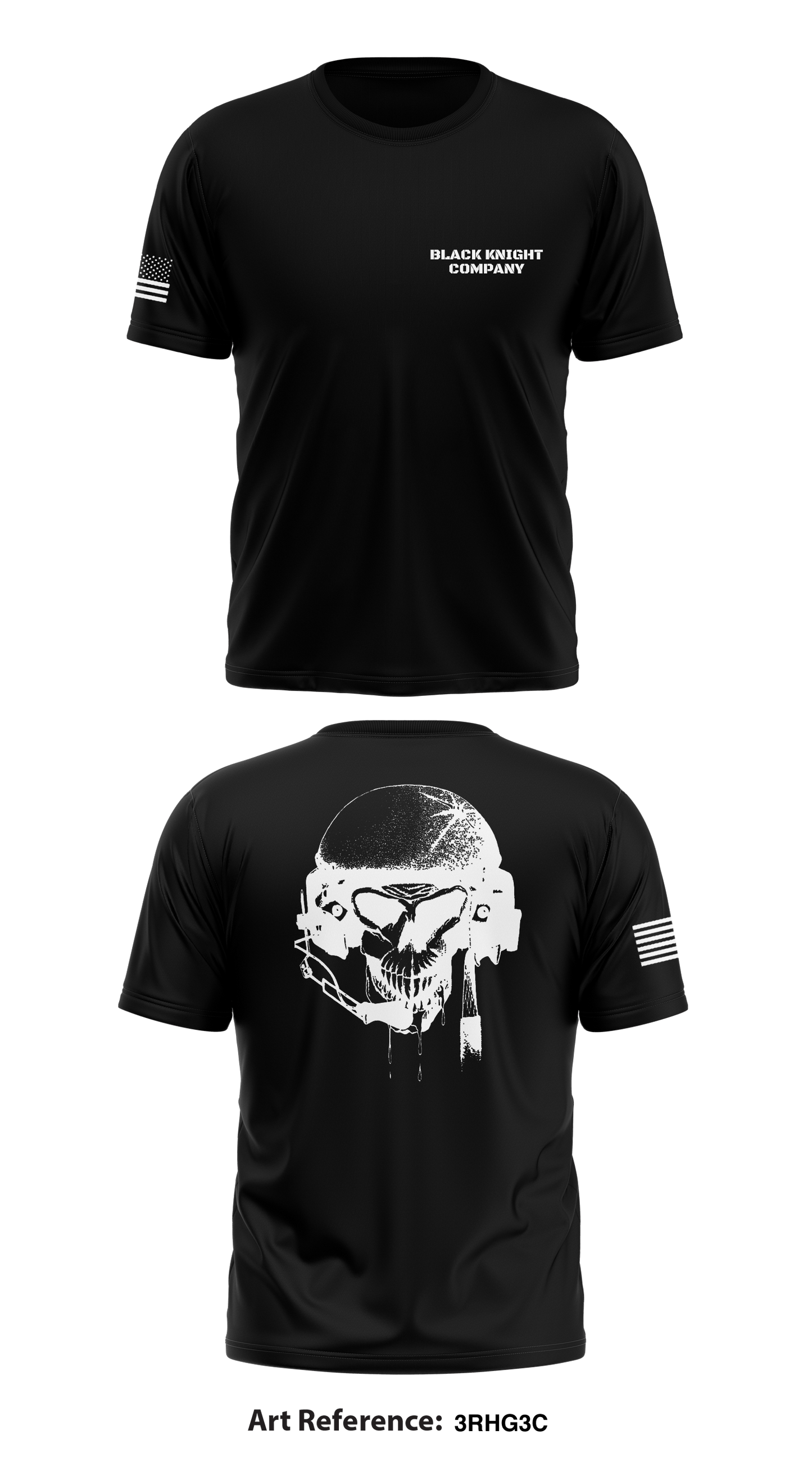Black Knight Company Store 1 Core Men's SS Performance Tee - 3Rhg3c