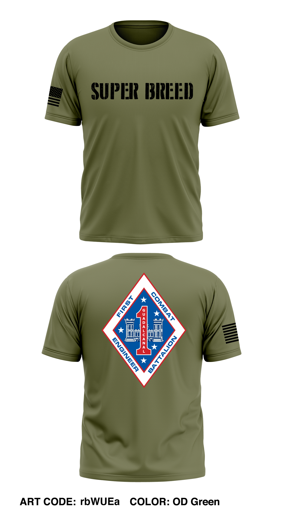 1st Combat Engineer Battalion Store 1 Core Men's SS Performance Tee - rbWUEa