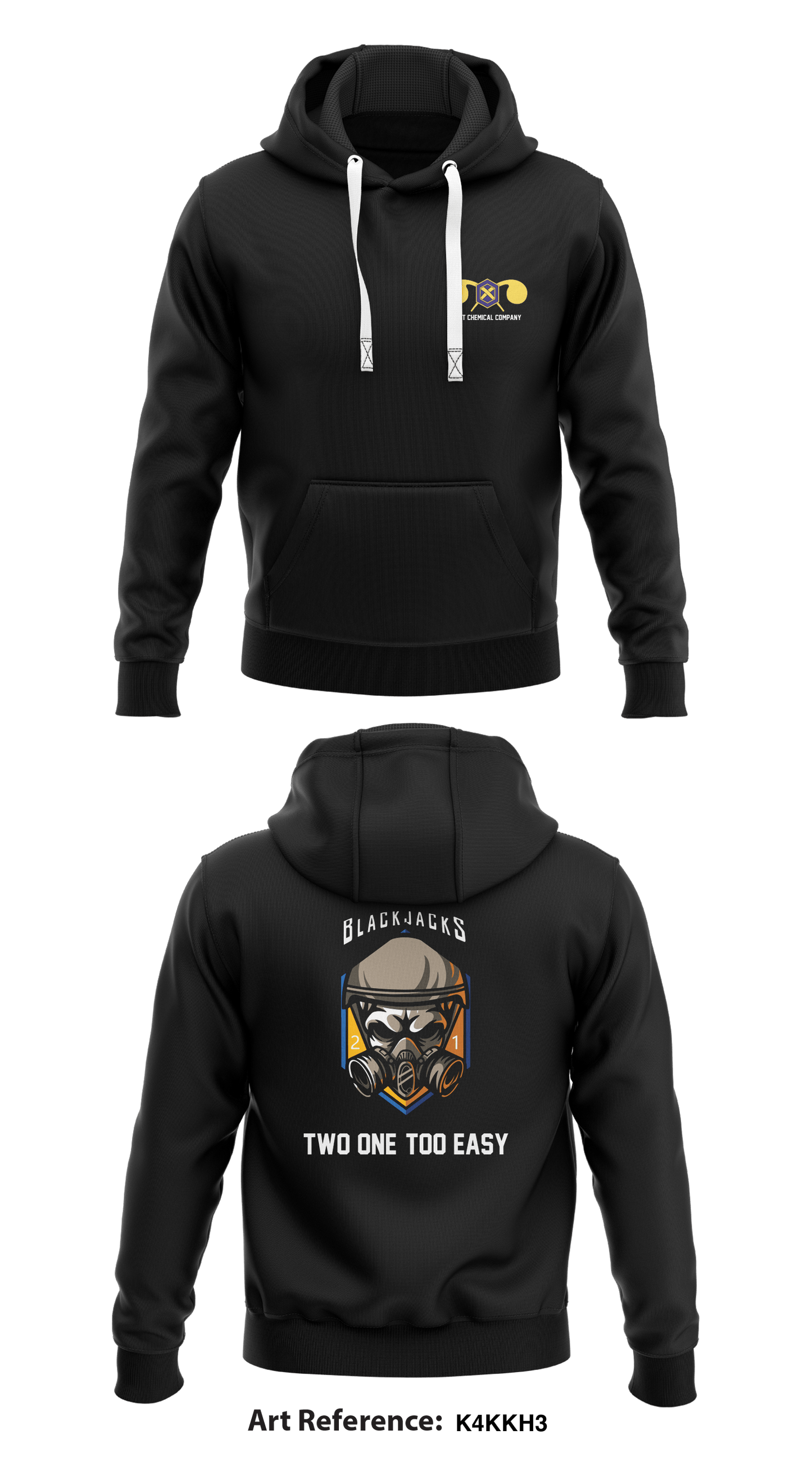 21st Chemical Company Store 1 Core Men's Hooded Performance Sweatshirt - k4KkH3
