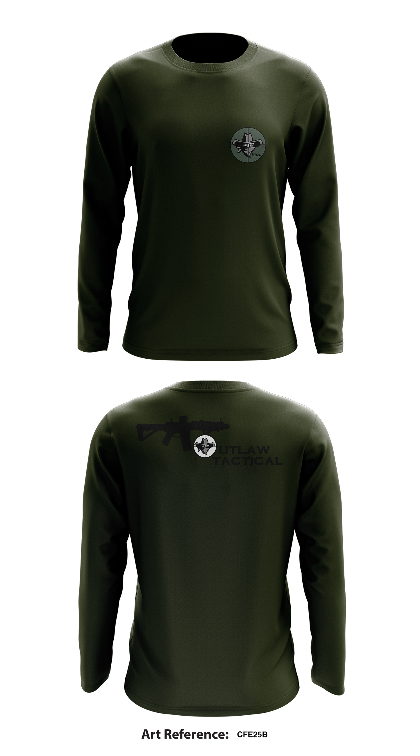 Outlaw Tactical Store 1 Core Men's LS Performance Tee - CFE25B