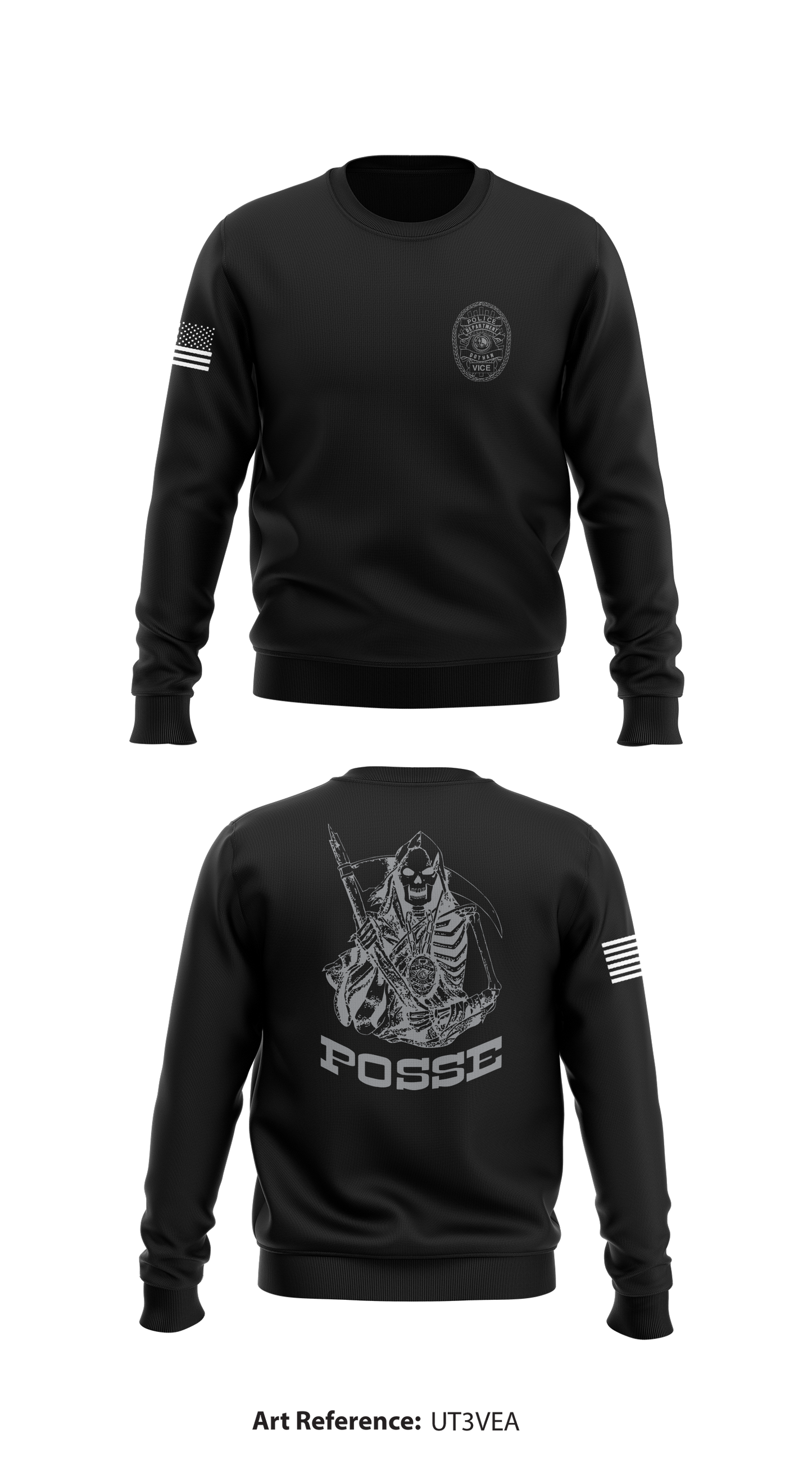 Dothan Narcotics Division Store 1 Core Men's Crewneck Performance Sweatshirt - ut3VEA