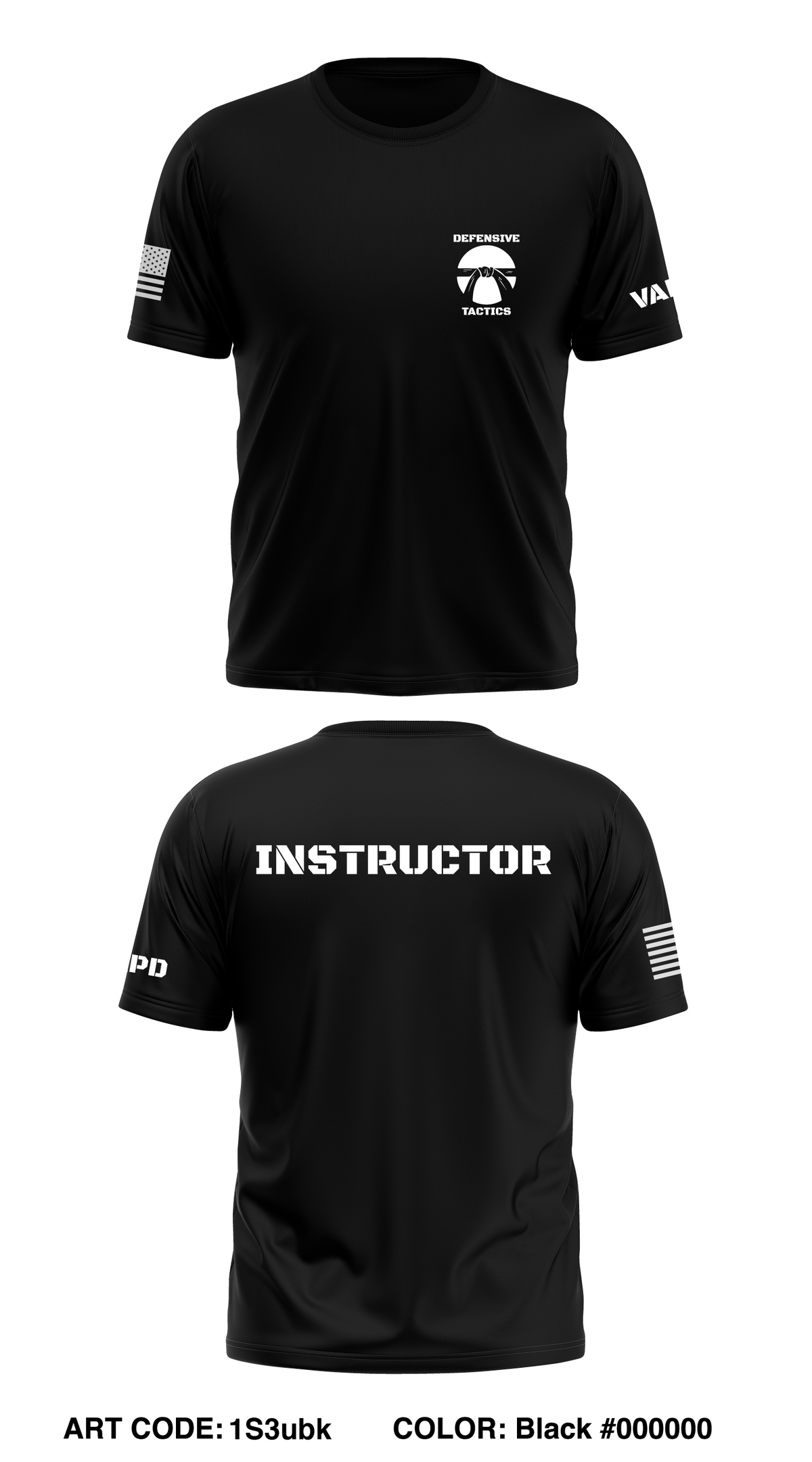Minneapolis VA Police Store 1 Core Men's SS Performance Tee - 1S3ubk