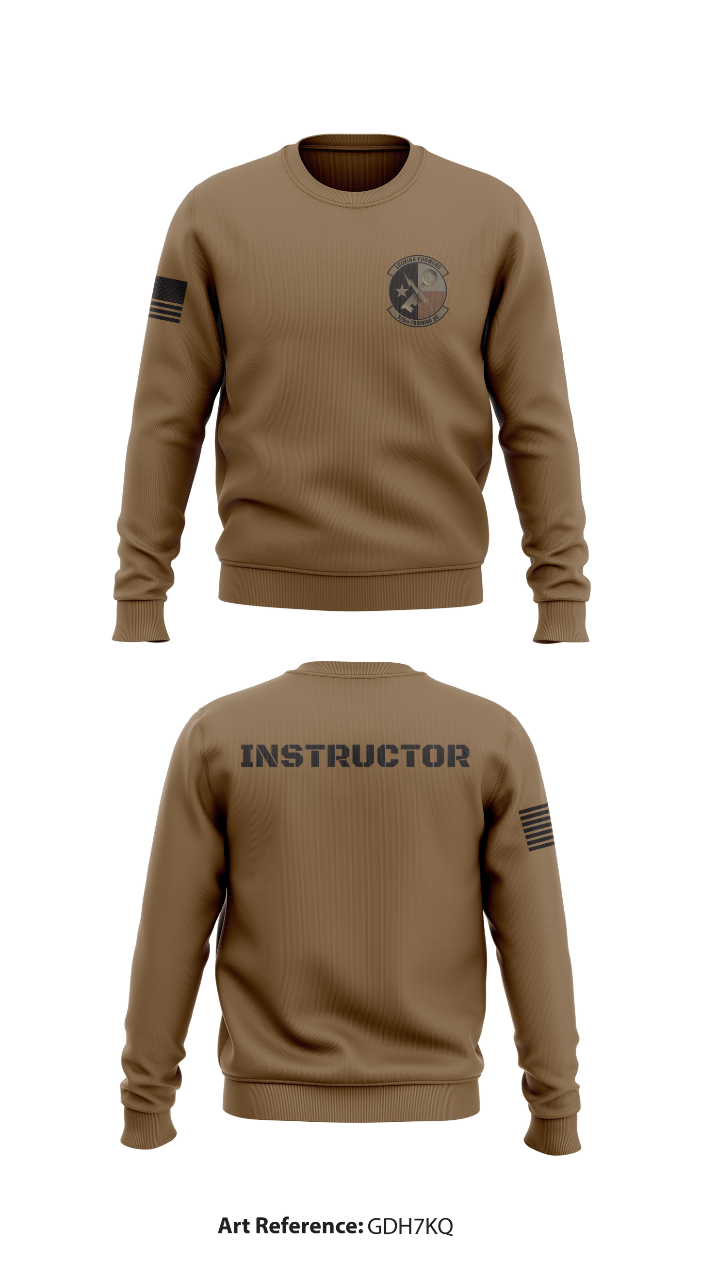 316th TRS Store 1 Core Men's Crewneck Performance Sweatshirt - Gdh7kQ