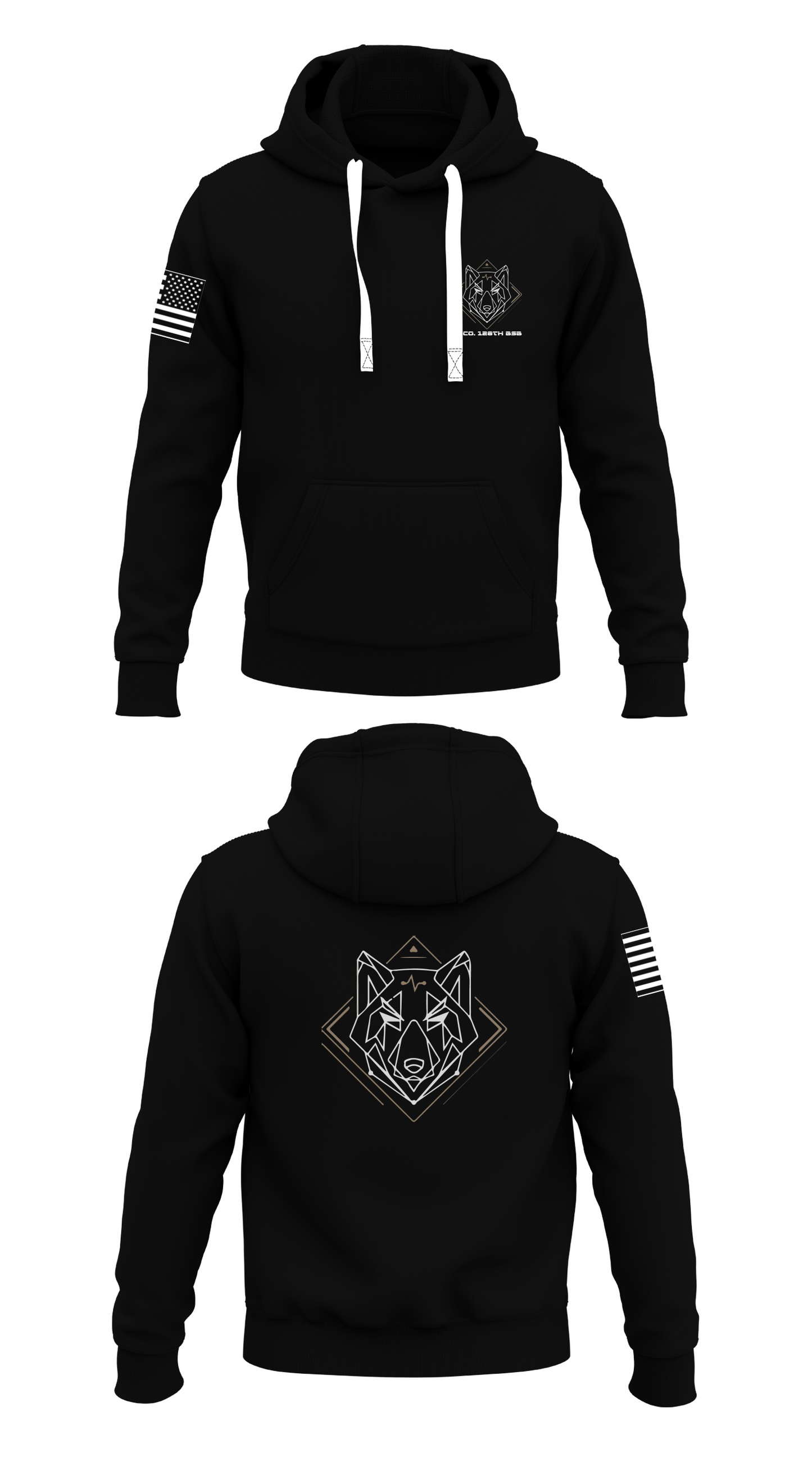 A. Co. 128th BSB Store 1 Core Men's Hooded Performance Sweatshirt - 80846887667