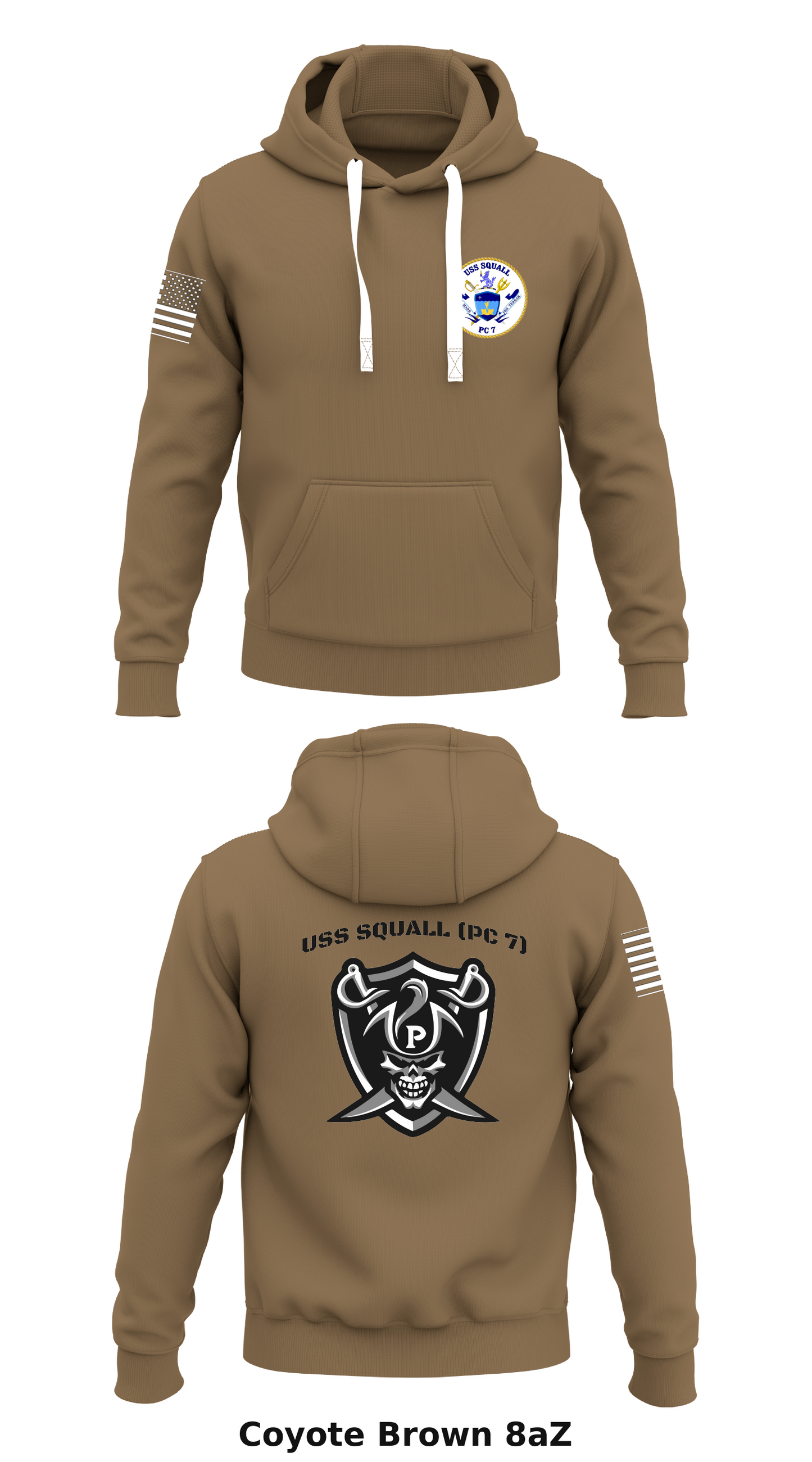 USS SQUALL (PC 7) Store 1 Core Men's Hooded Performance Sweatshirt - 8aZ