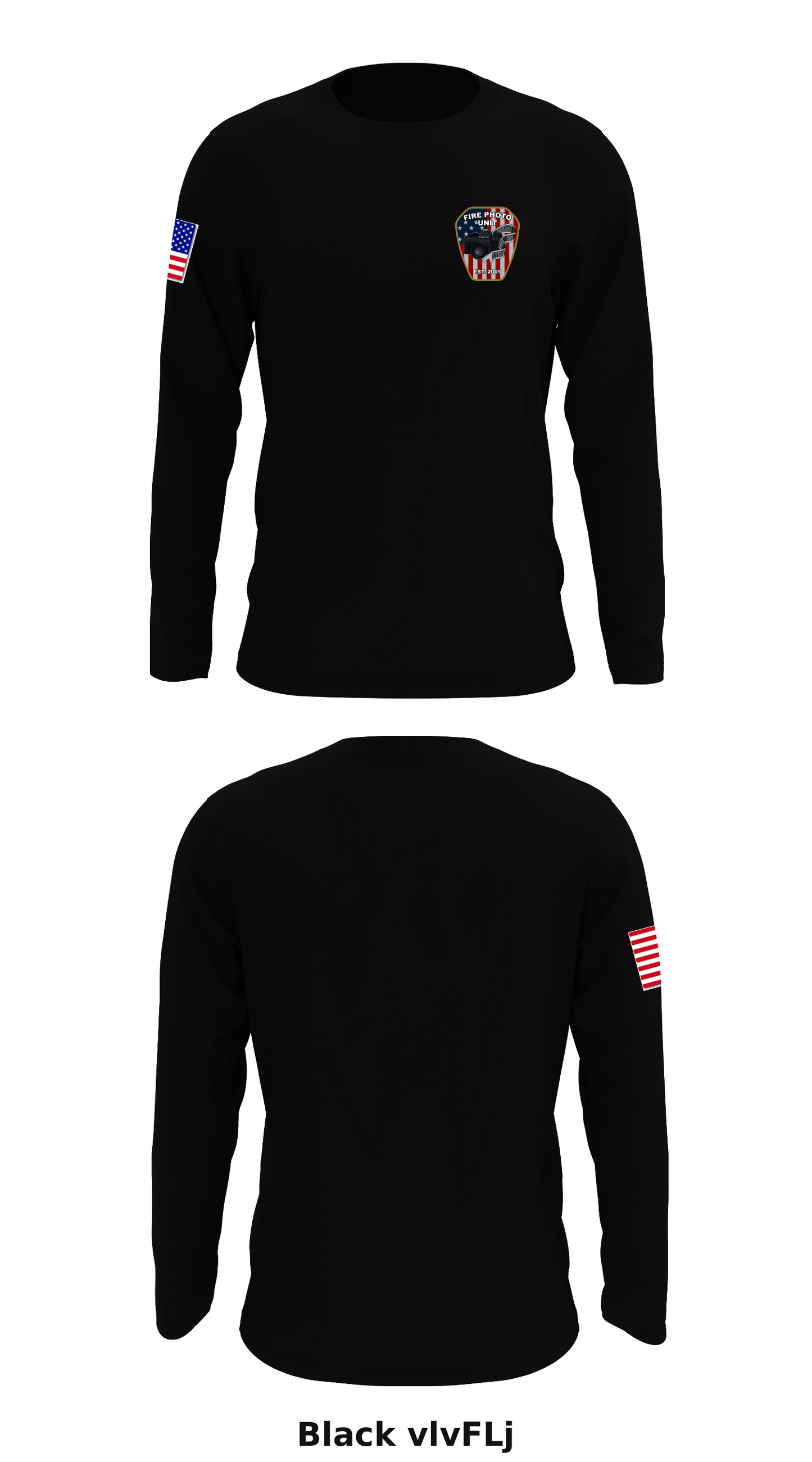 Fire Photo Unit Store 1 Core Men's LS Performance Tee - vlvFLj