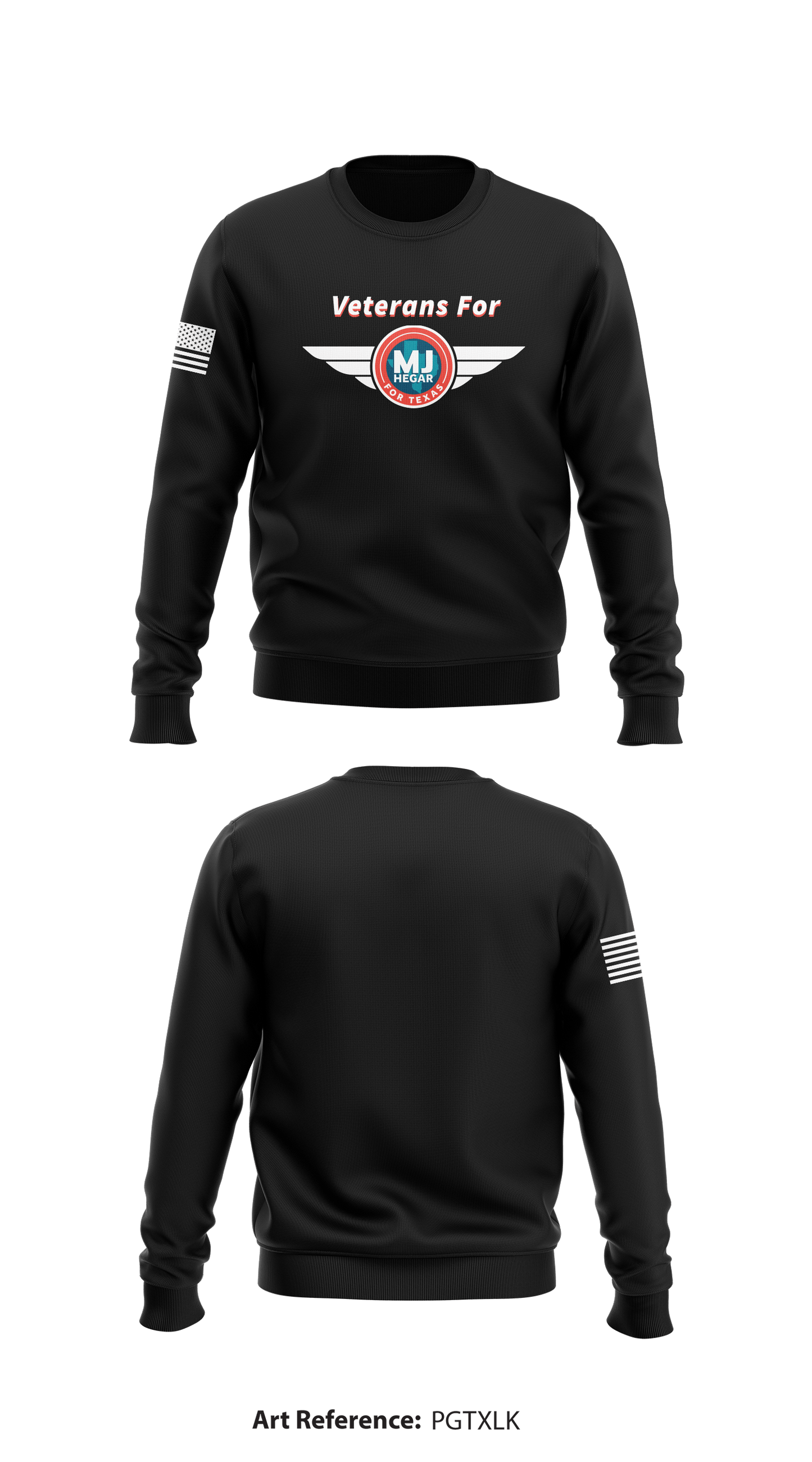 Veterans for MJ Store 1 Core Men's Crewneck Performance Sweatshirt - pGTXLk
