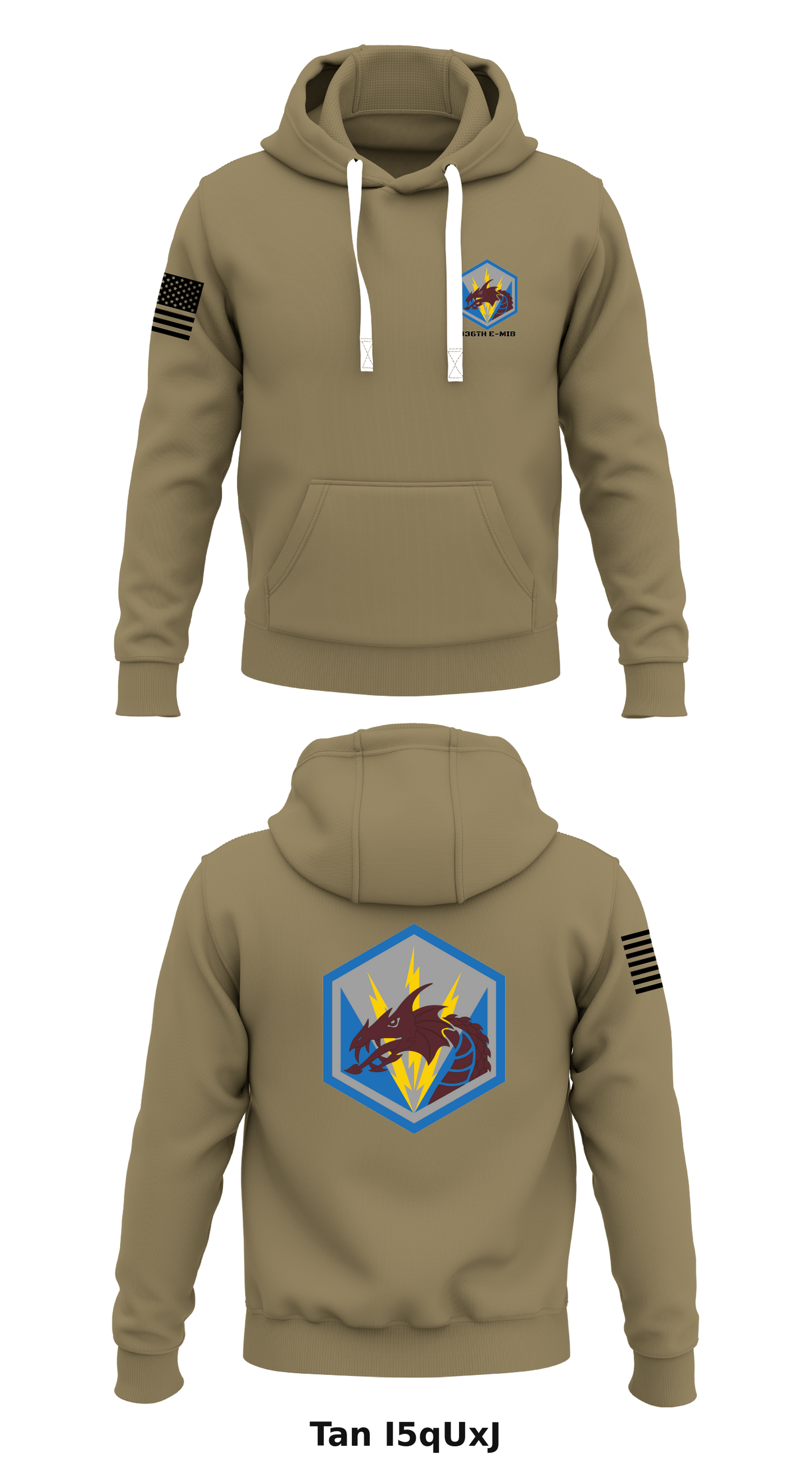 336th E-MIB Store 1 Core Men's Hooded Performance Sweatshirt - I5qUxJ