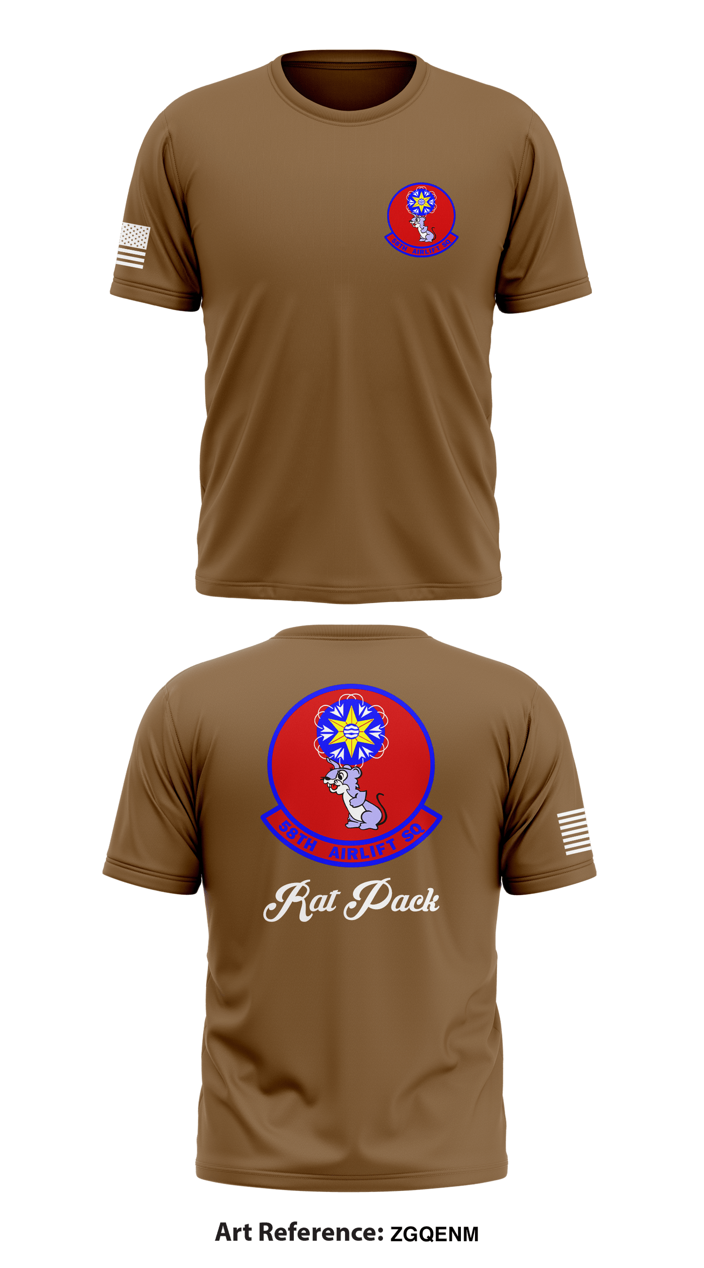 58th AS Store 1 Core Men's SS Performance Tee - ZGqENm