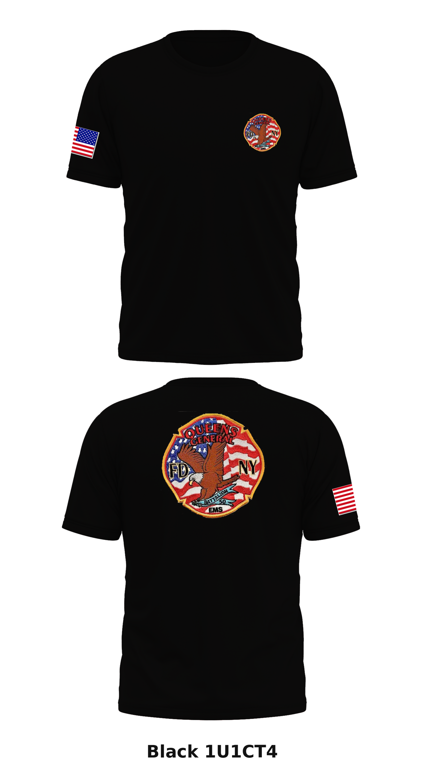 FDNY Station 50 Store 1 Core Men's SS Performance Tee - 1U1CT4