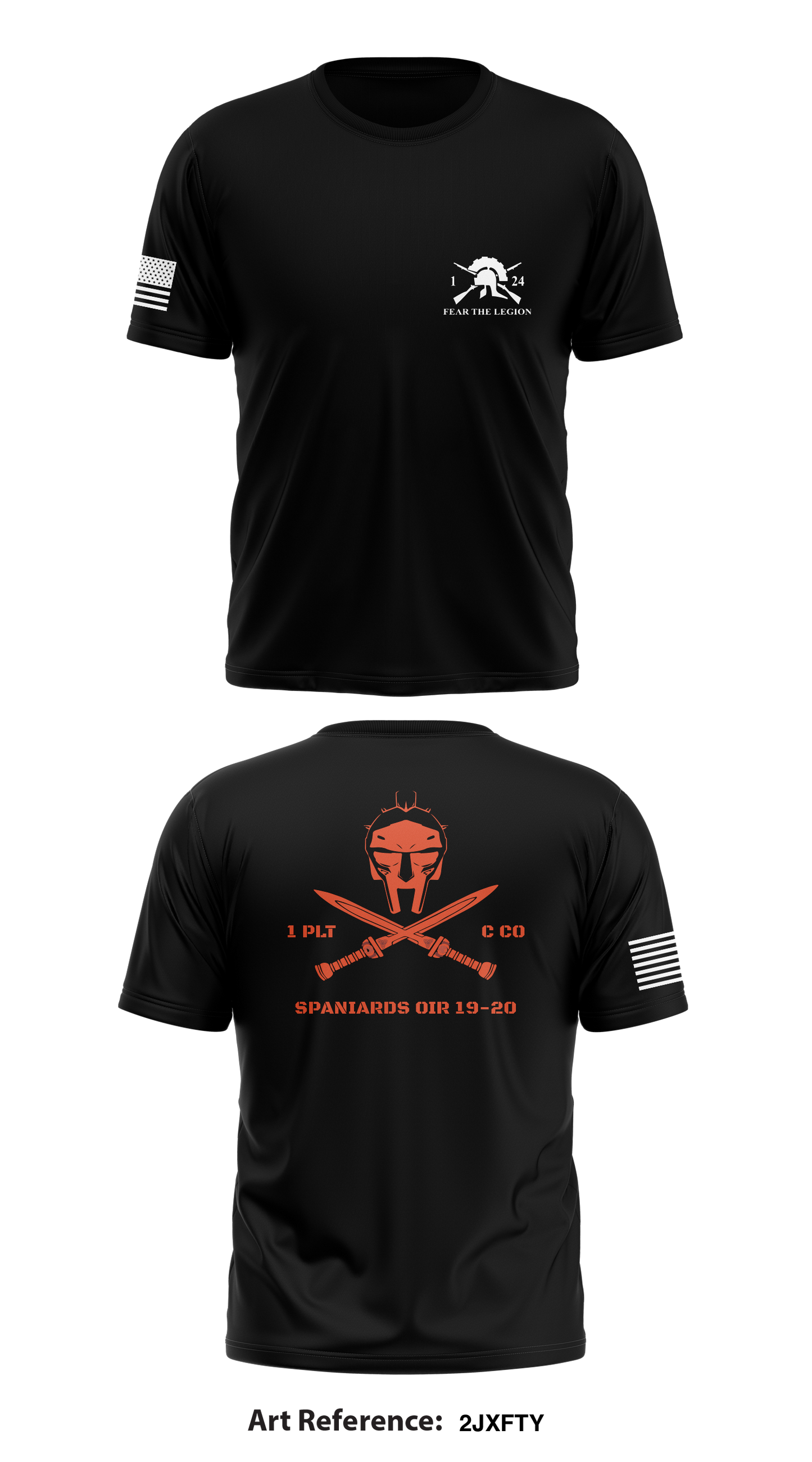 1st PLT C Co 1-24 IN Store 1 Core Men's SS Performance Tee - 2JXFTy