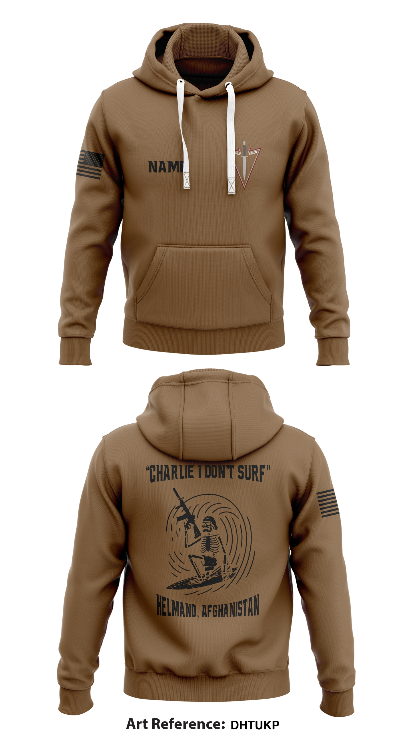 Charlie Troop, 3-71 CAV Store 1 Core Men's Hooded Performance Sweatshirt - DHtuKP