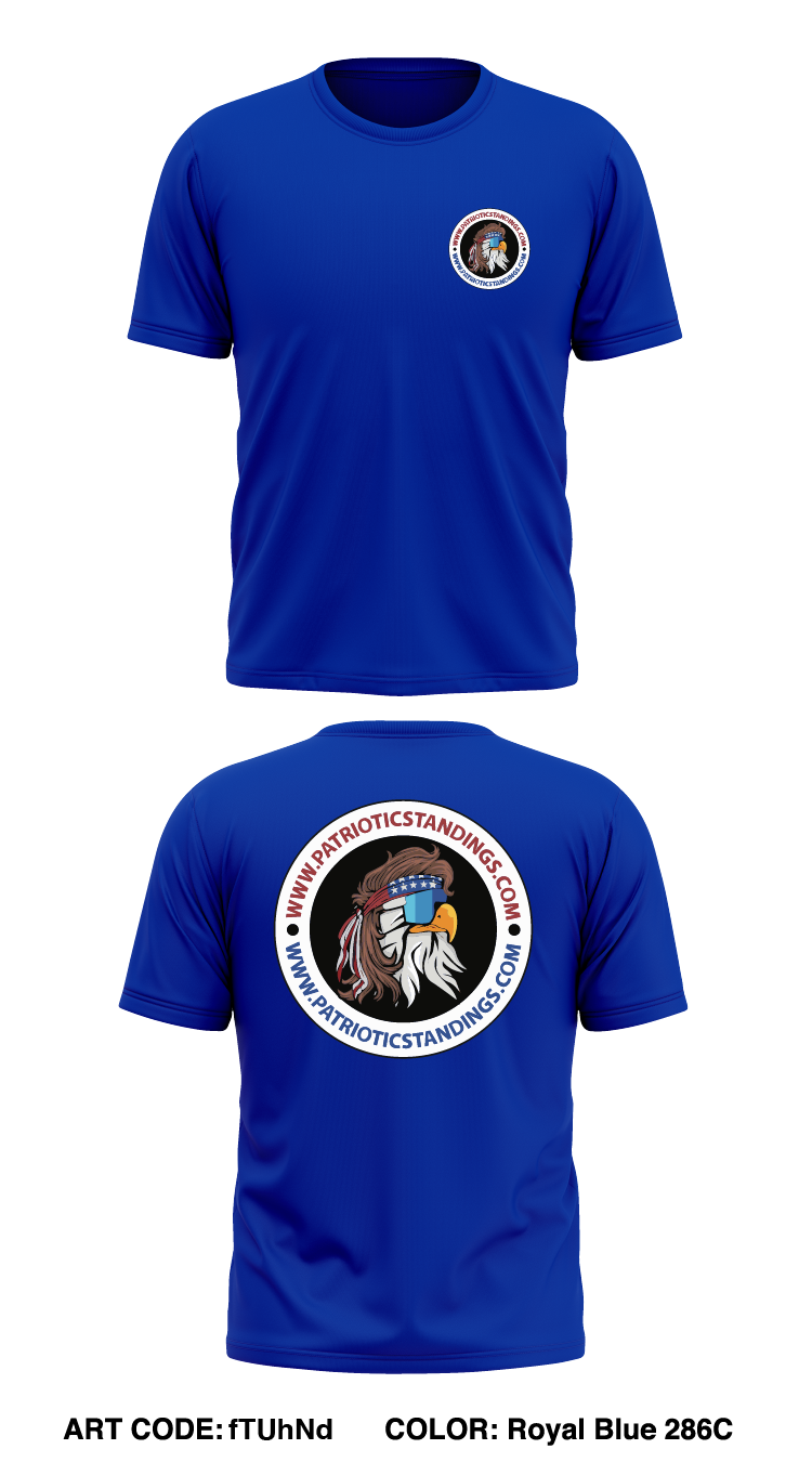 PATRIOTIC STANDINGS Store 1 Core Men's SS Performance Tee - fTUhNd