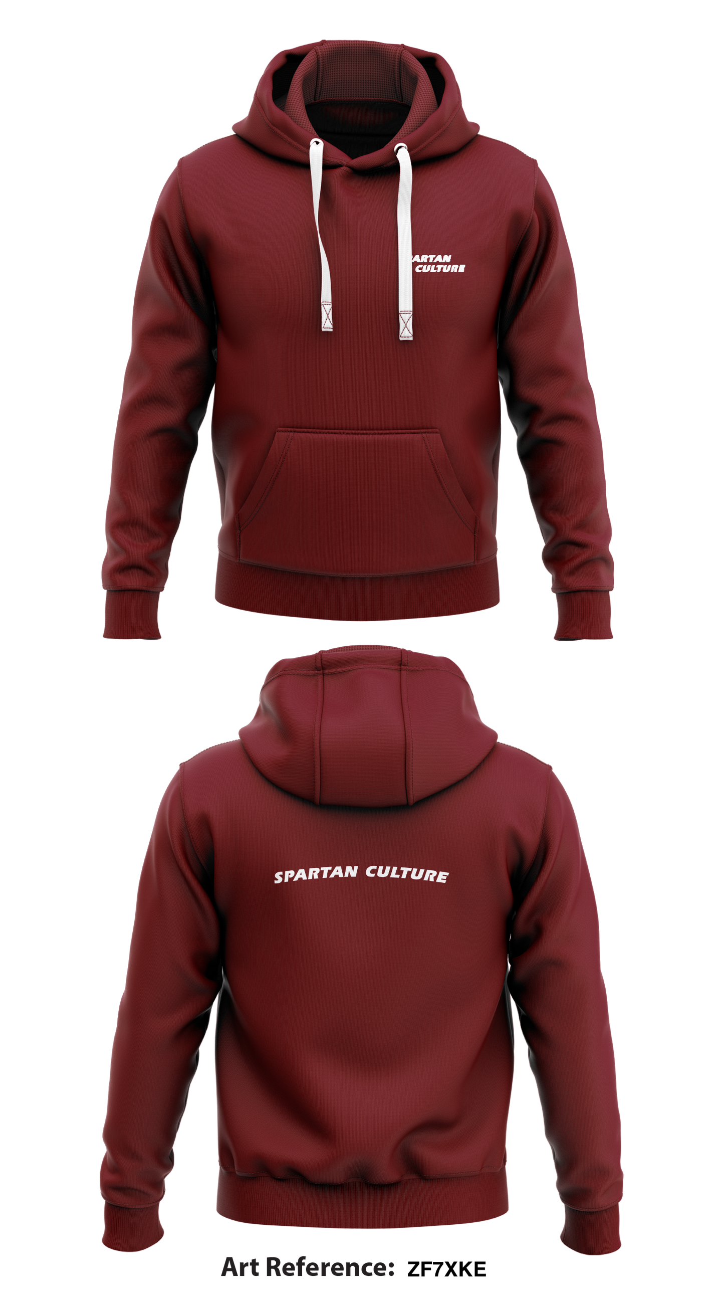 Spartan Culture Store 1 Core Men's Hooded Performance Sweatshirt - zF7XKE