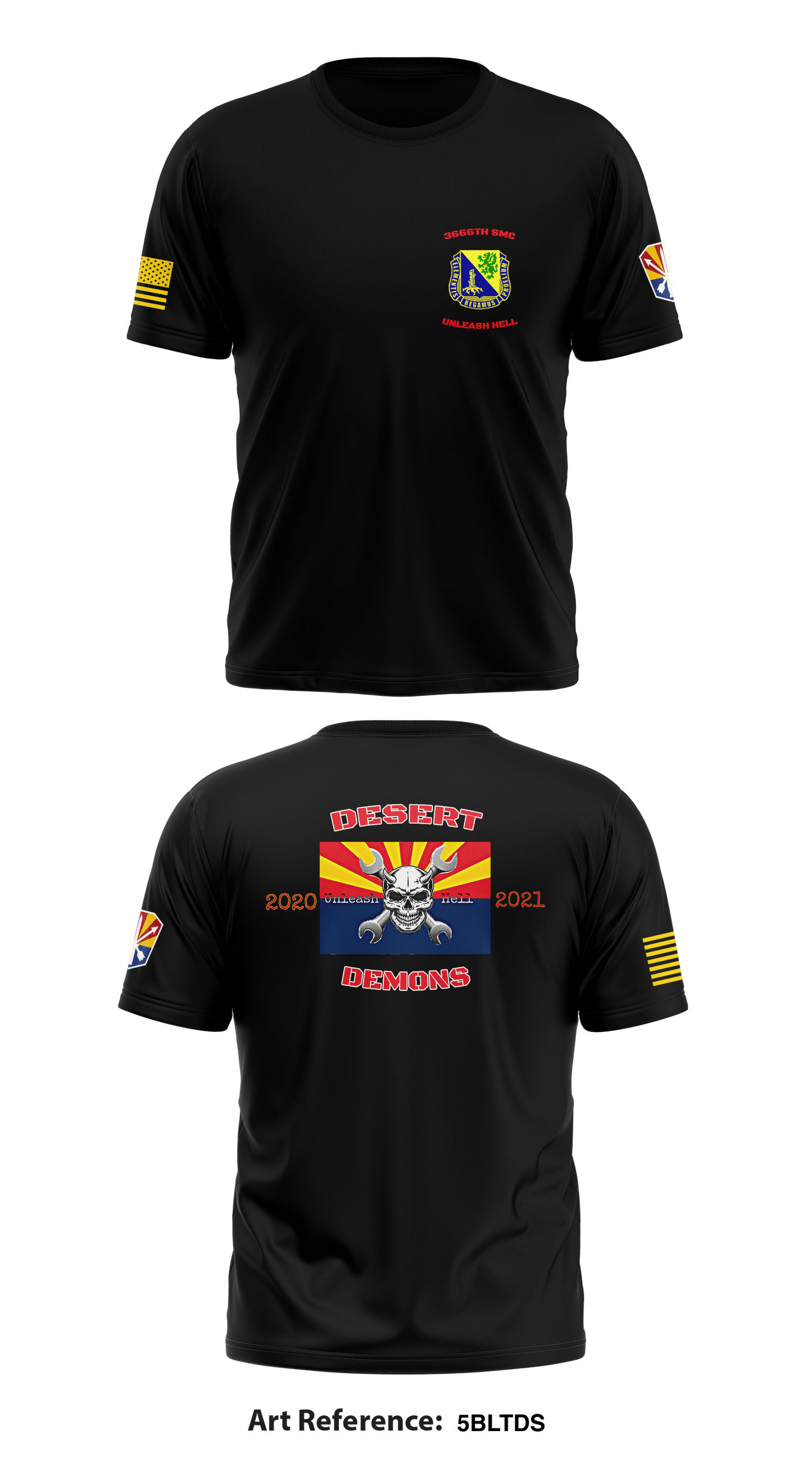 3666th SMC Store 1 Core Men's SS Performance Tee - 5BLTDS