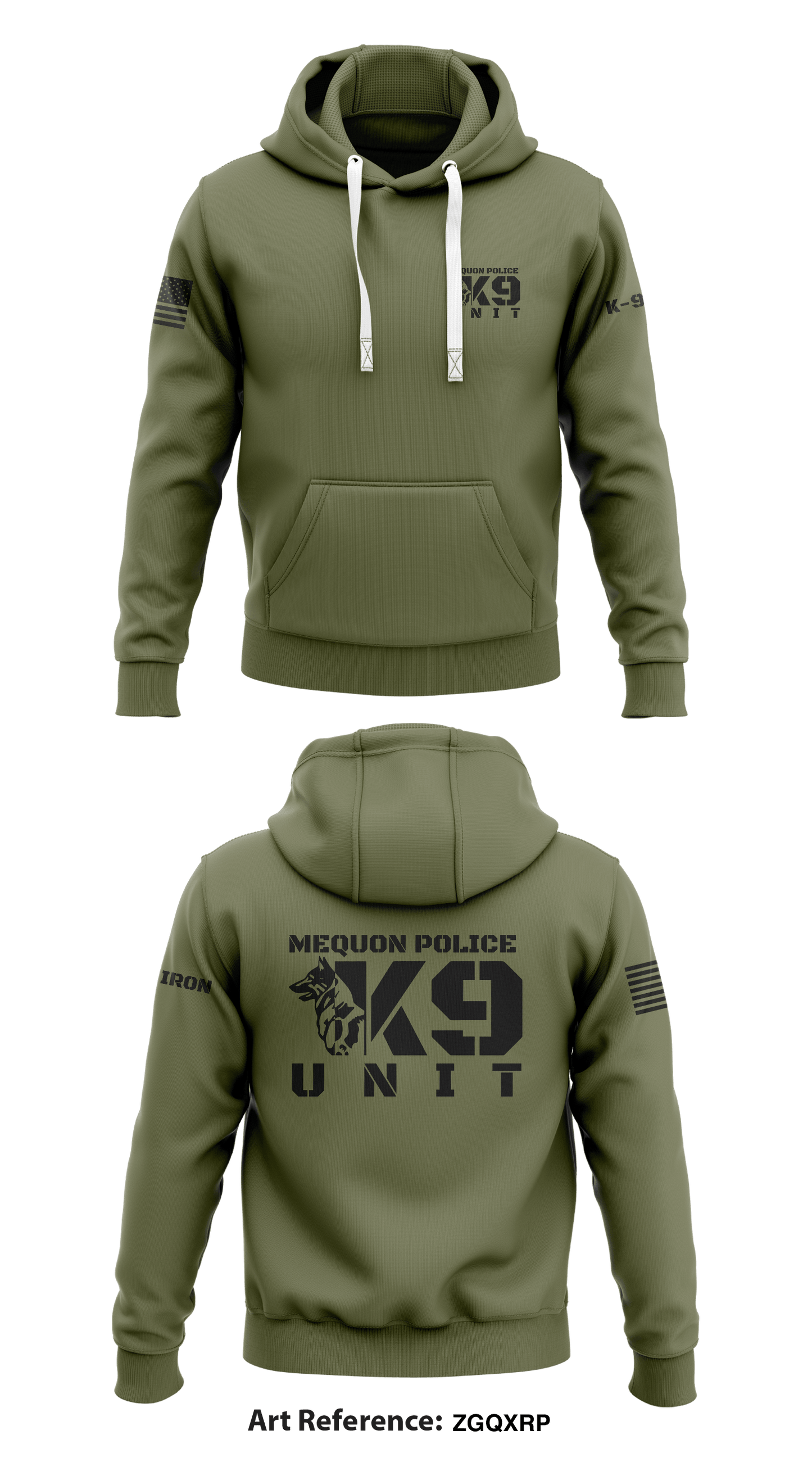 Mequon PD K-9 Store 1 Core Men's Hooded Performance Sweatshirt - ZgqXRP