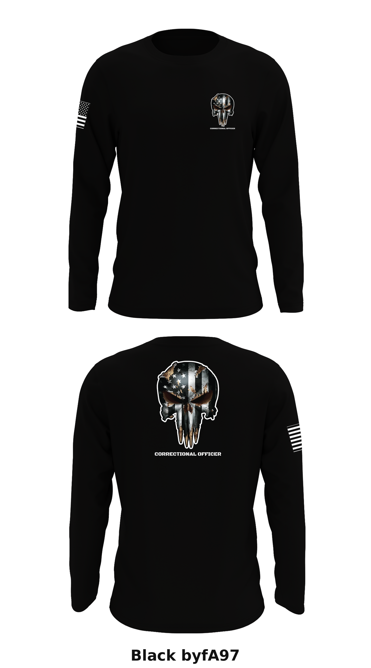 Correctional Officer Store 1 Core Men's LS Performance Tee - byfA97
