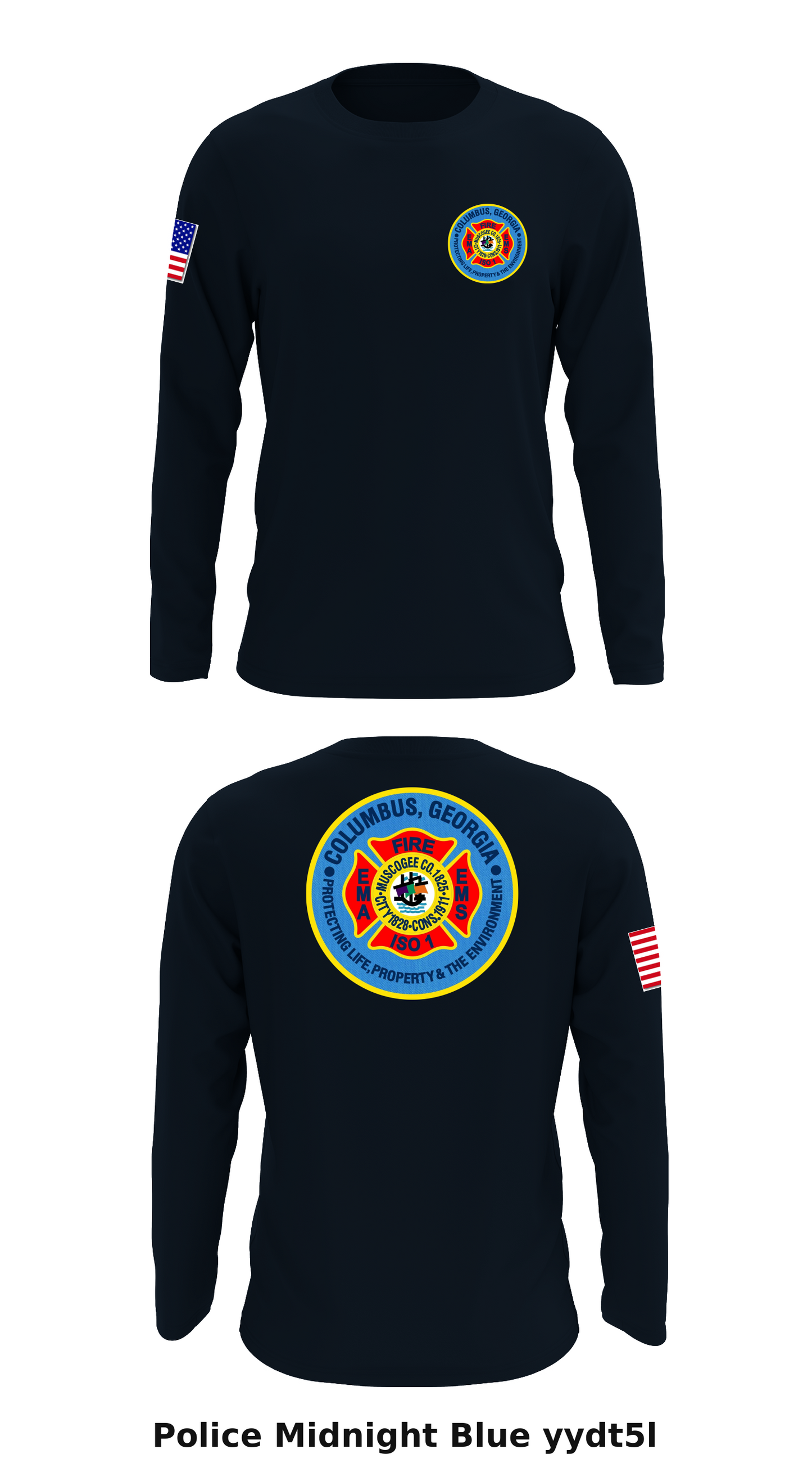 Engine 11 Store 1 Core Men's LS Performance Tee - yydt5l