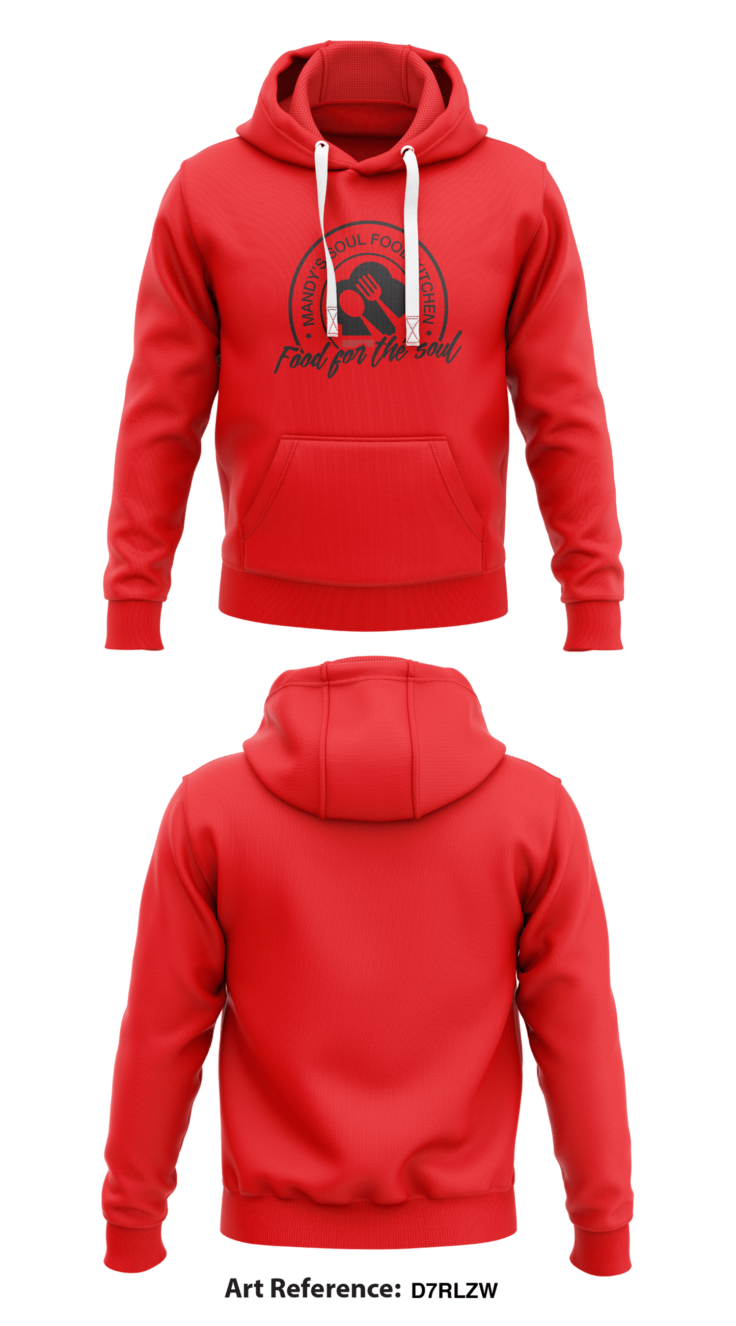 Mandy’s Soul Food Kitchen Core Men's Hooded Performance Sweatshirt - D7rLZW