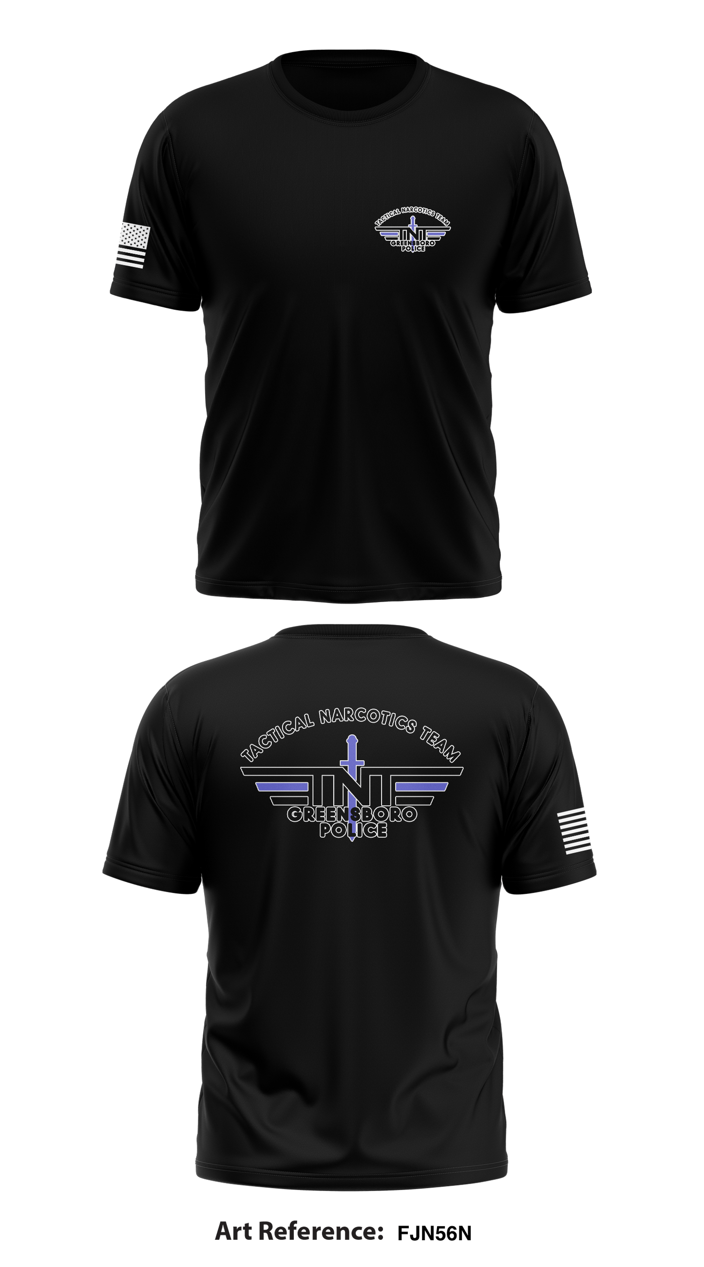 Tactical Narcotics Team Squad B Store 1 Core Men's SS Performance Tee - Fjn56n