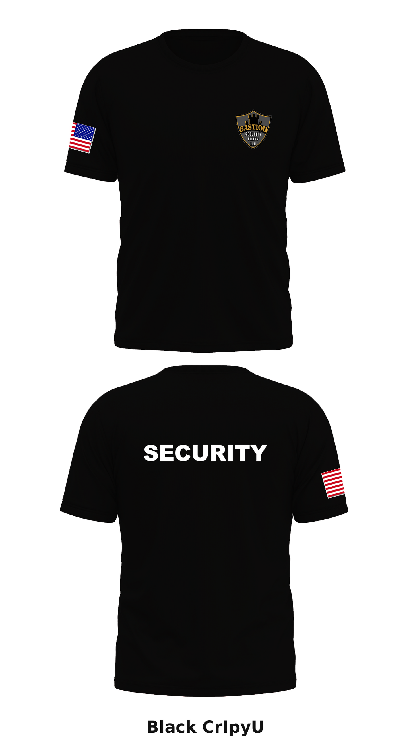 Bastion security group LLC Store 1 Core Men's SS Performance Tee - CrIpyU