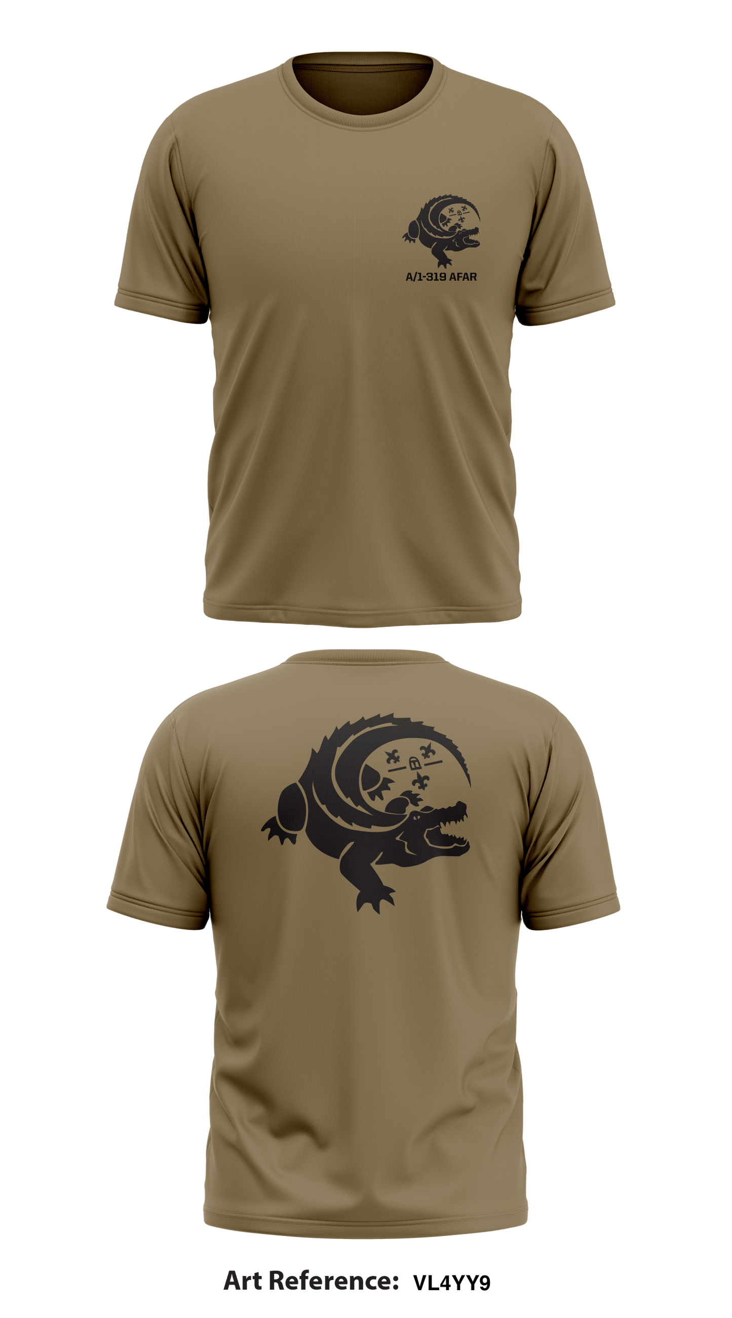 A/1-319 AFAR Store 1 Core Men's SS Performance Tee - vl4Yy9