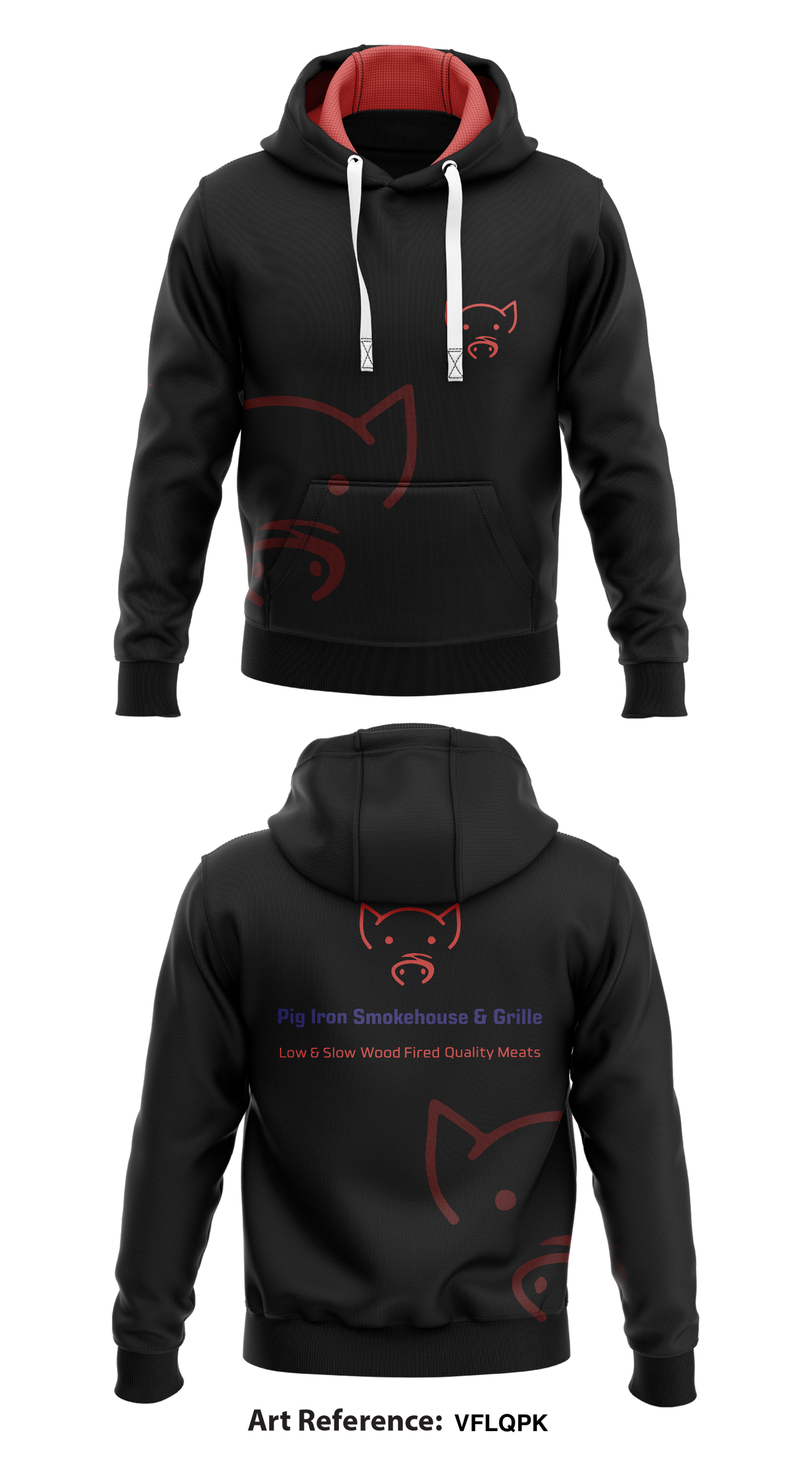 Pig Iron Store 1 Core Men's Hooded Performance Sweatshirt - VfLqPk