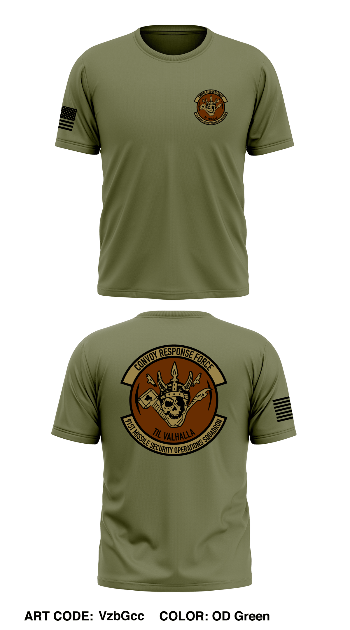 91st Missile Security operations squadron Store 1 Core Men's SS Performance Tee - VzbGcc