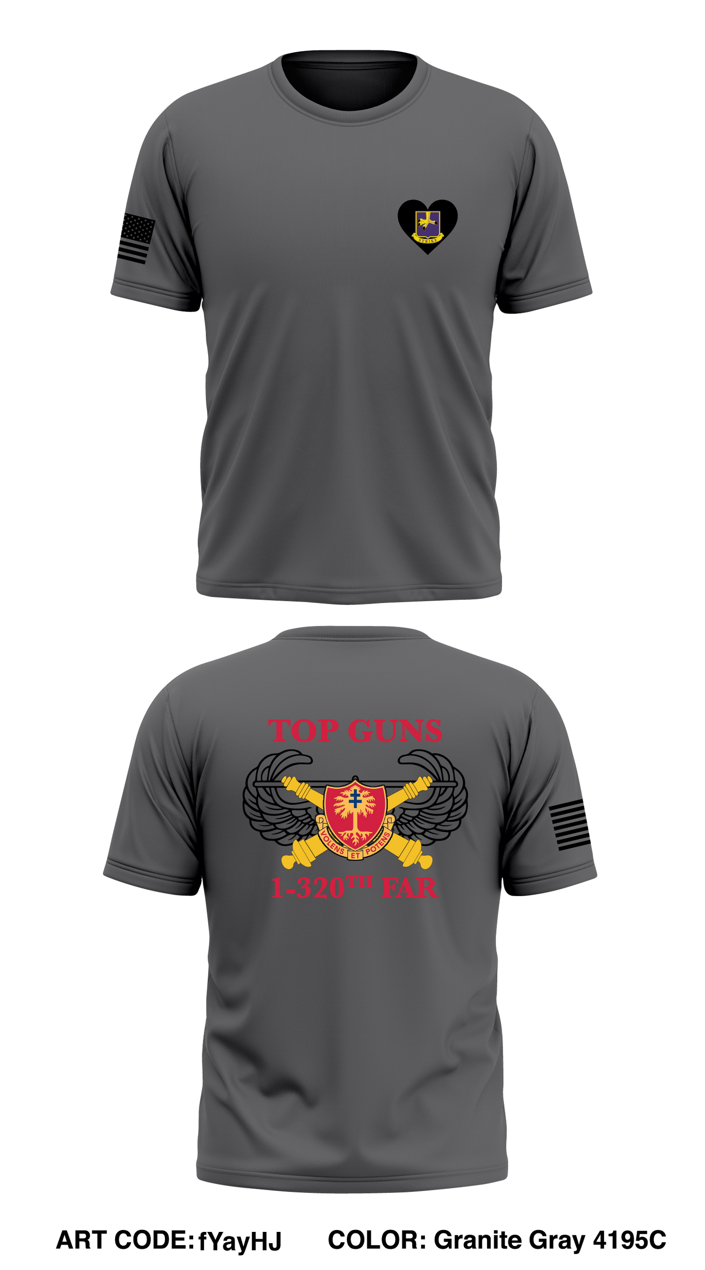 1-320 FAR, 2 BCT, 101st ABN DIV Store 1 Core Men's SS Performance Tee - fYayHJ