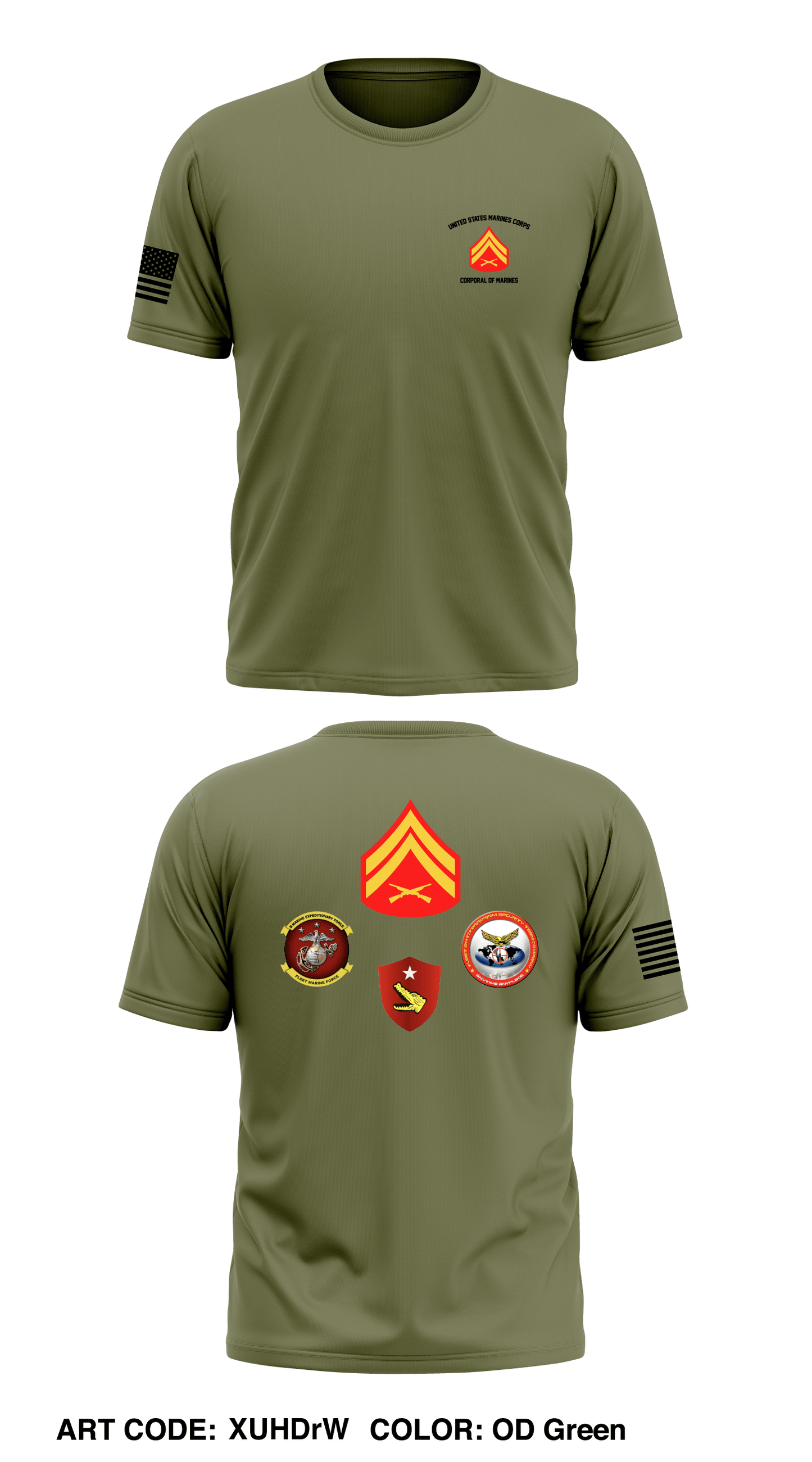 Fast Co 4th plt MCSFR Store 1 Core Men's SS Performance Tee - XUHDrW