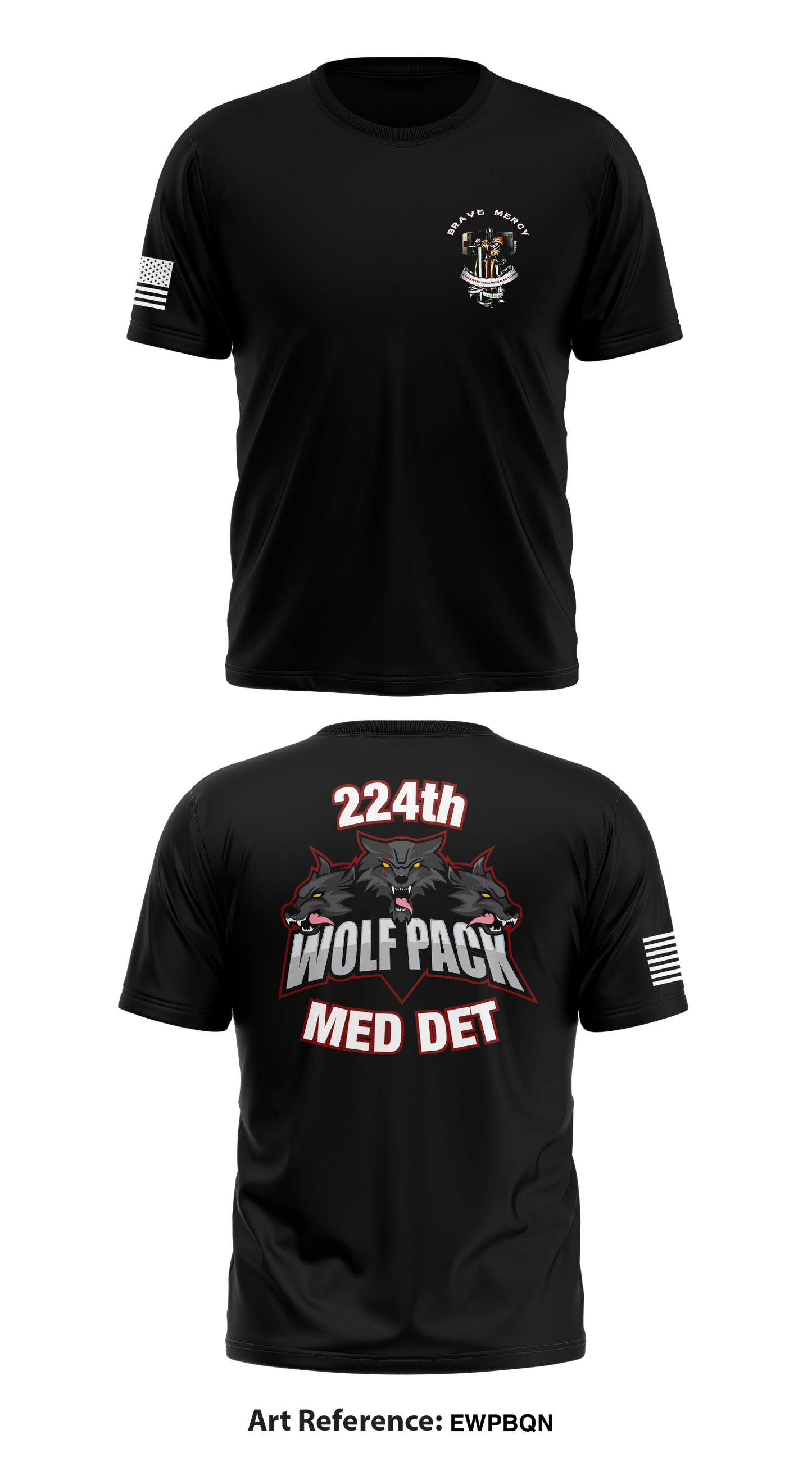 224th Preventive Medicine Det Store 1 Core Men's SS Performance Tee - EWpbqn