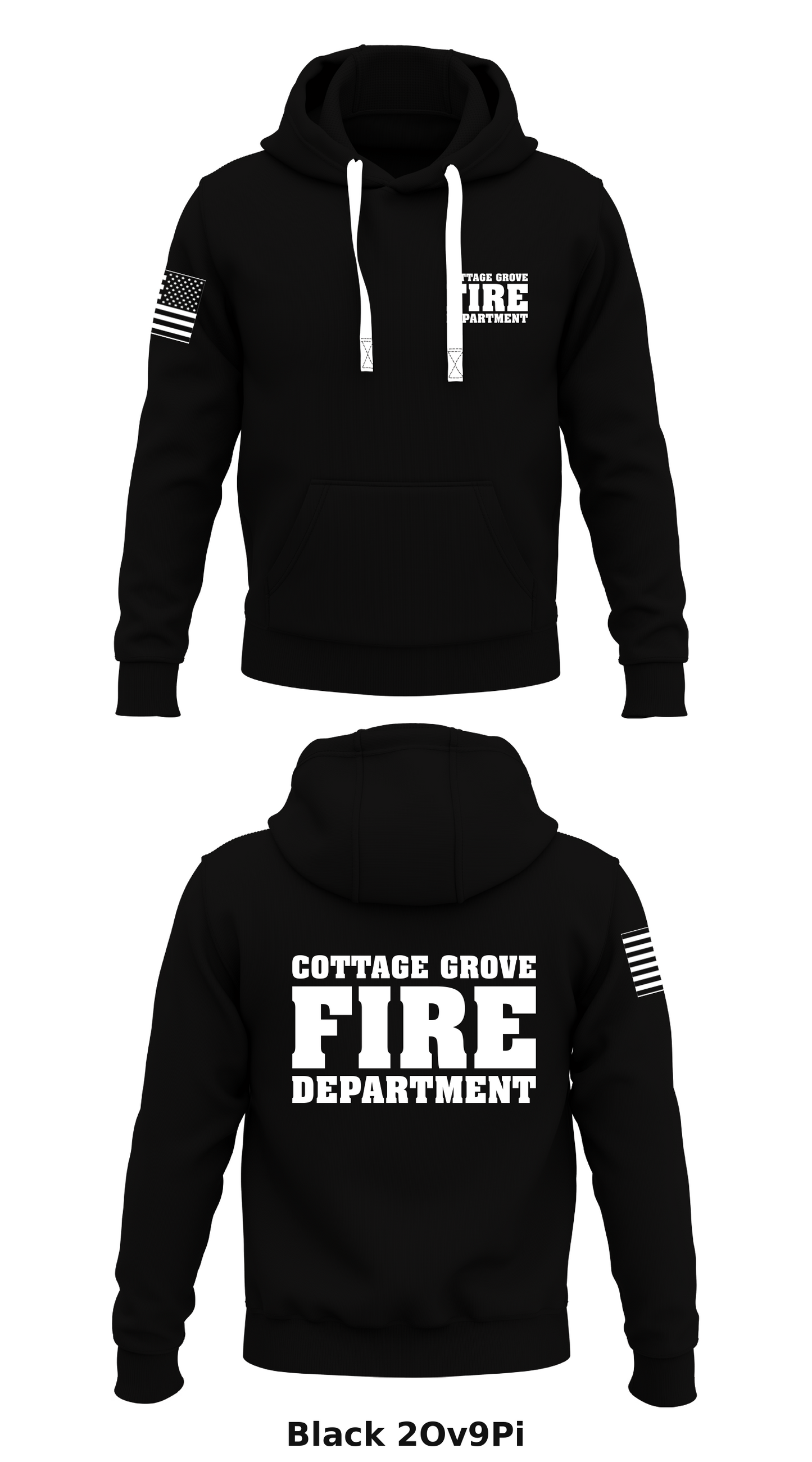 COTTAGE GROVE FIRE DEPARTMENT Store 1 Core Men's Hooded Performance Sweatshirt - 2Ov9Pi