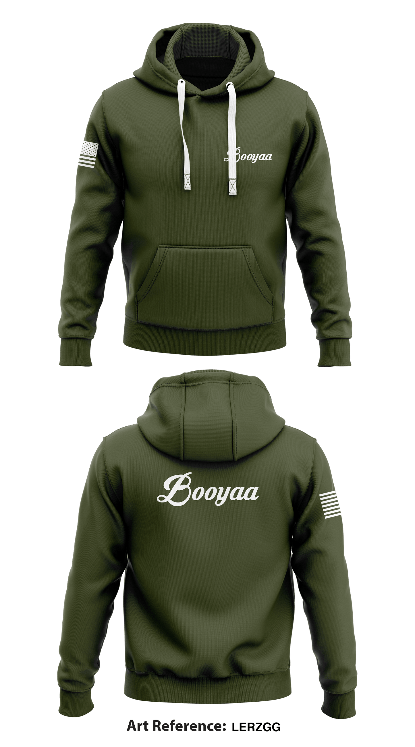 Booyaa Store 1 Core Men's Hooded Performance Sweatshirt - LeRzGG