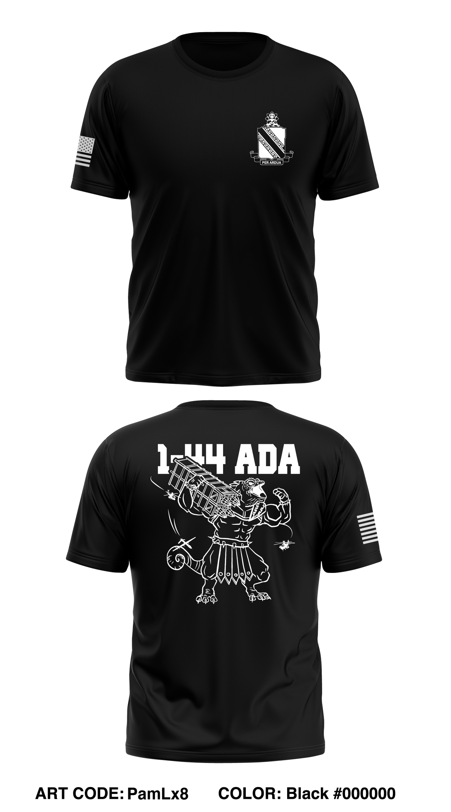 1-44 ADA Store 1 Core Men's SS Performance Tee - PamLx8