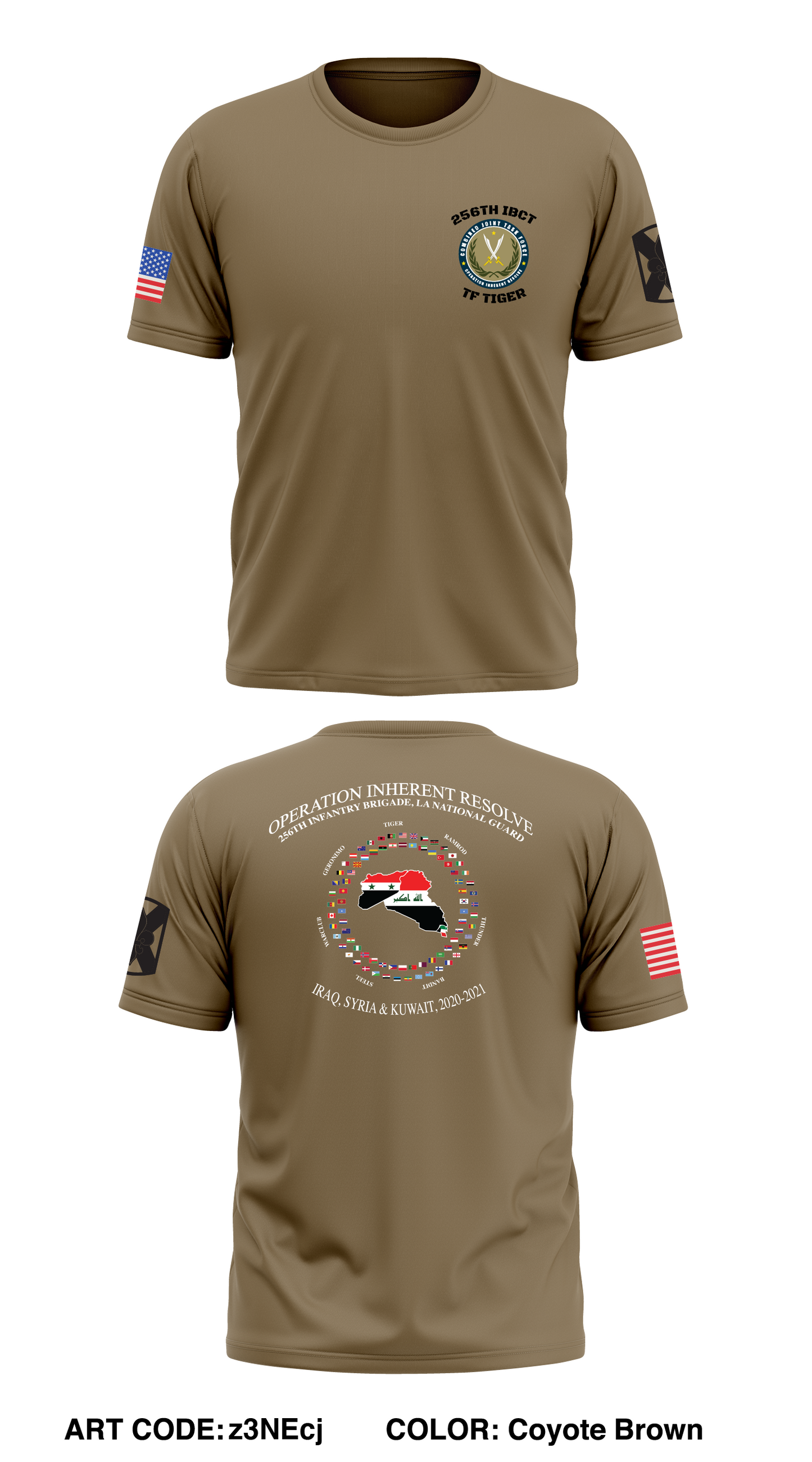 LANG 256th IBCT Store 1 Core Men's SS Performance Tee - z3NEcj