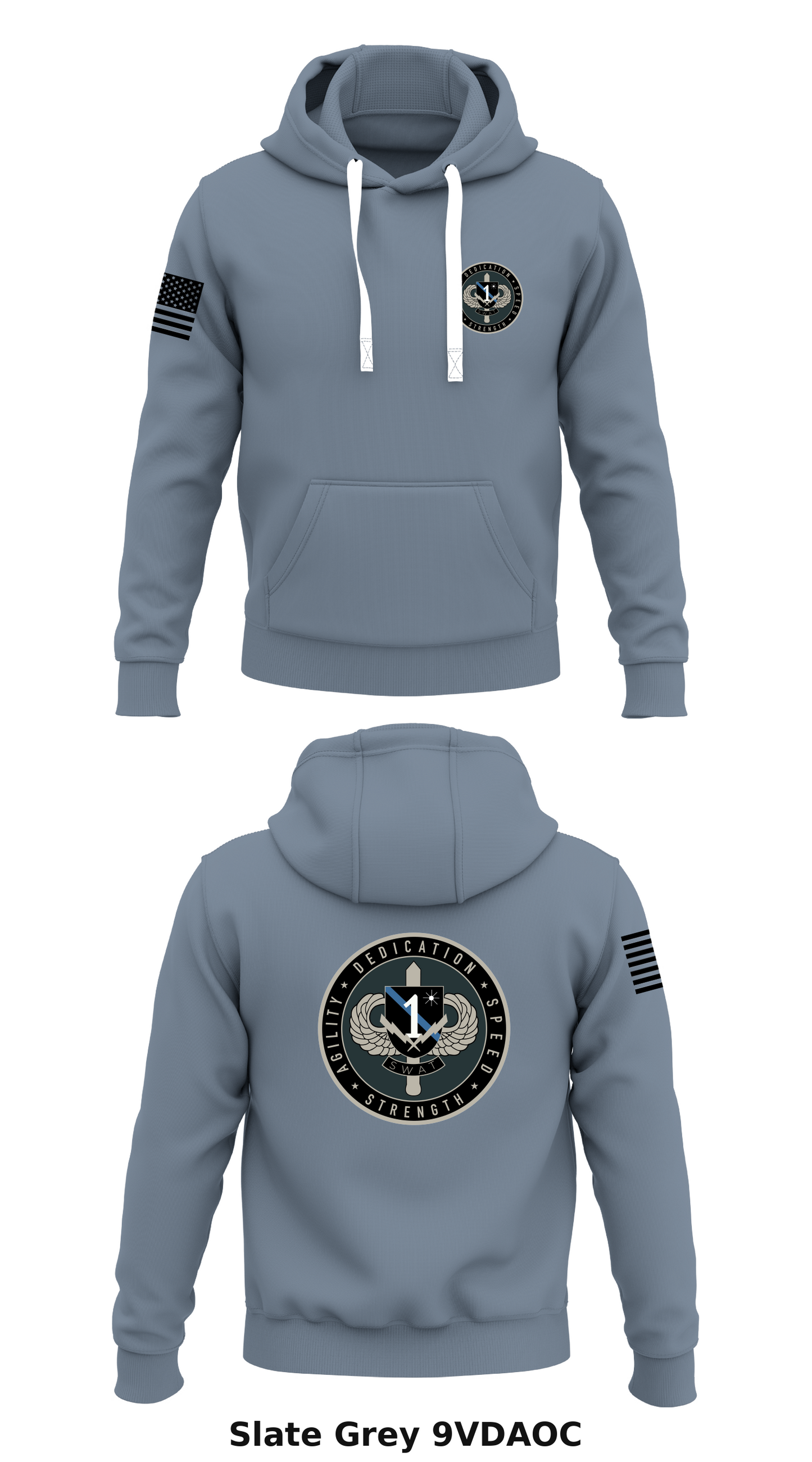 SWAT Store 3 Core Men's Hooded Performance Sweatshirt - 9VDAOC
