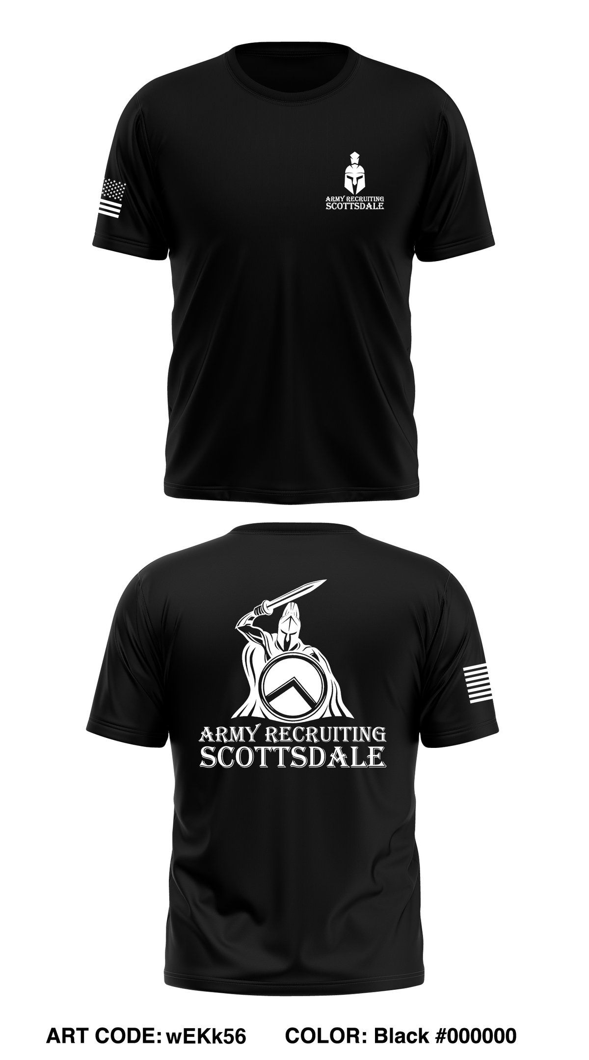 Army Recruiting Scottsdale Store 1 Core Men's SS Performance Tee - wEKk56