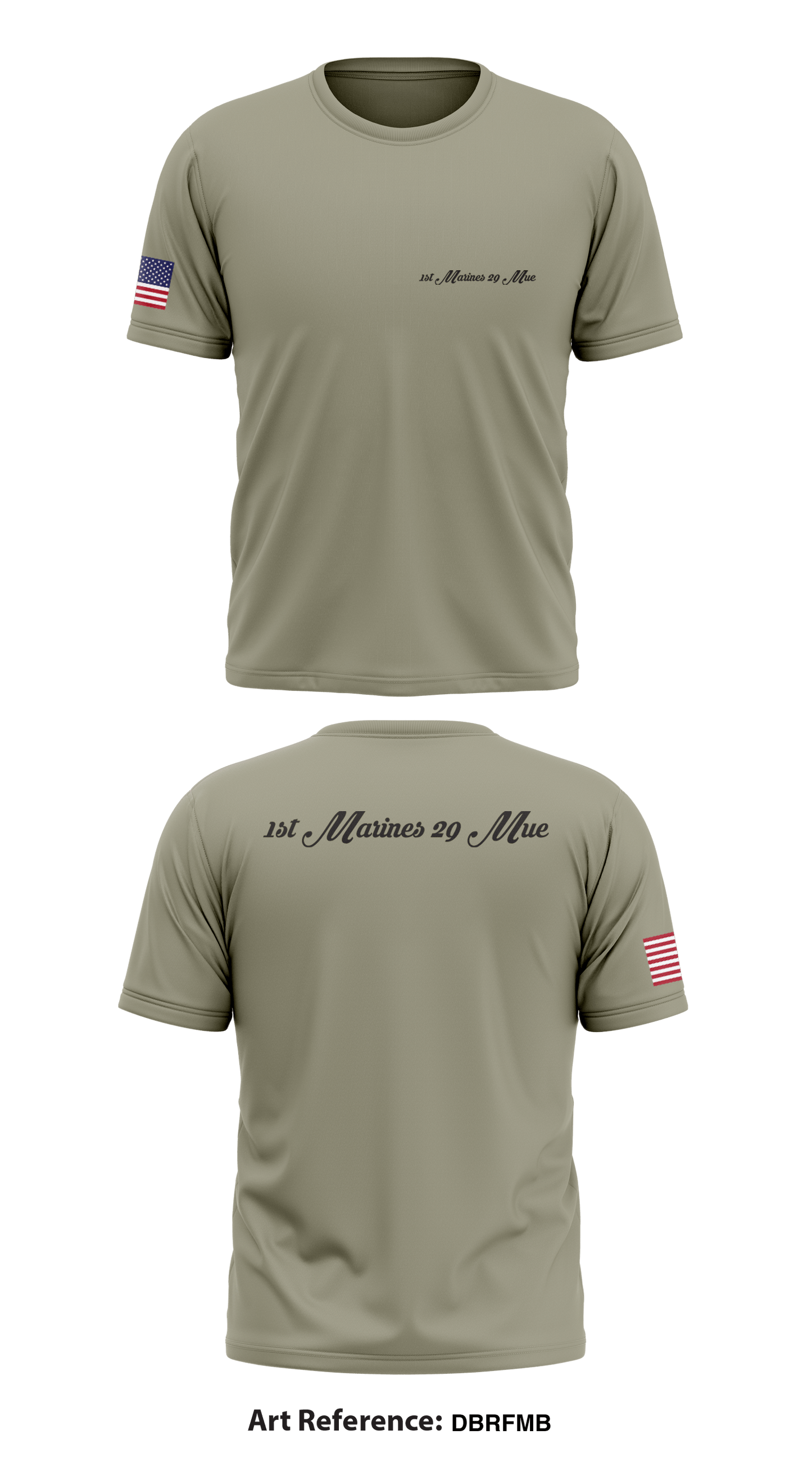 1st marines 29 mue Store 1 Core Men's SS Performance Tee - DBrfmB